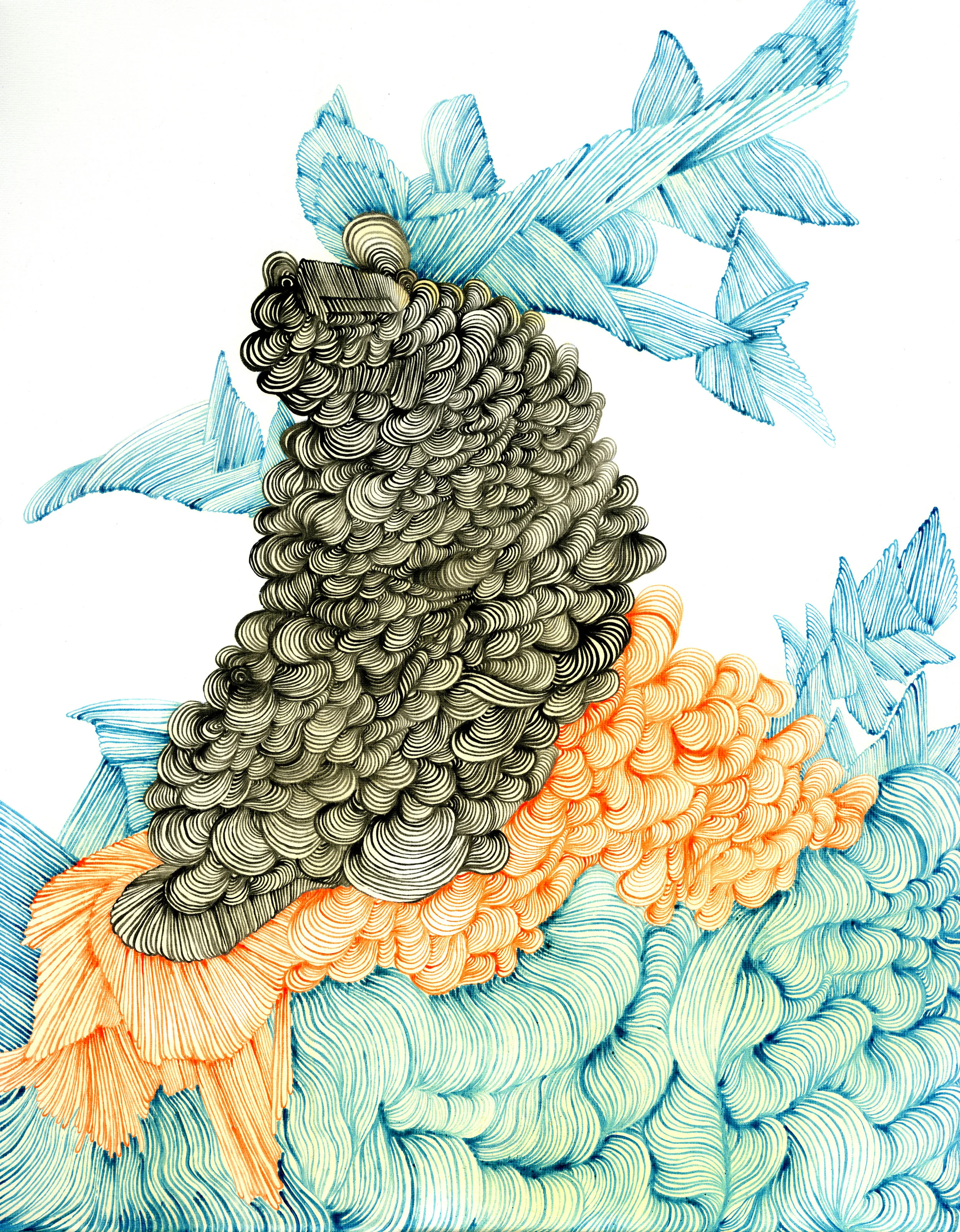 Somebody, Nobody , 2014 oil on canvas 20×16 inches