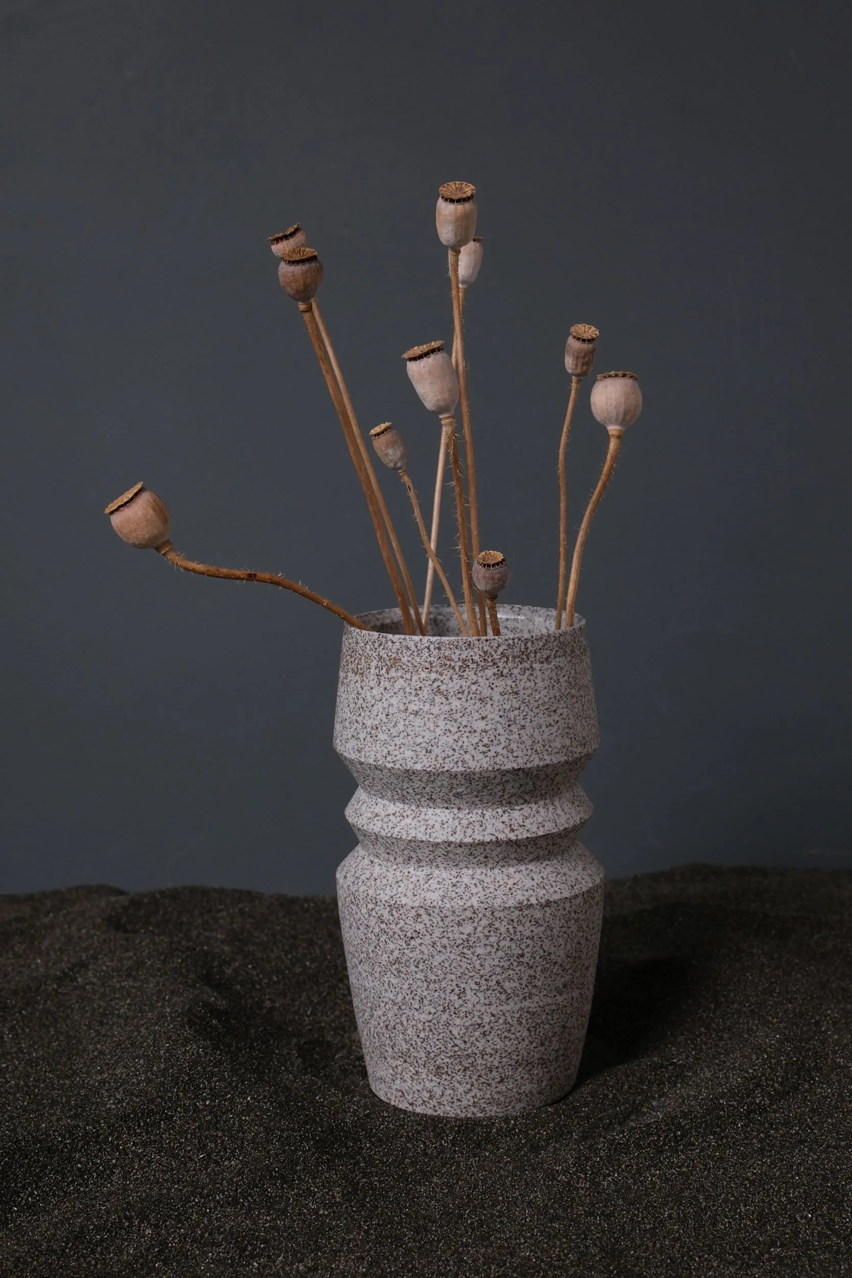 Salt Speckle Vase