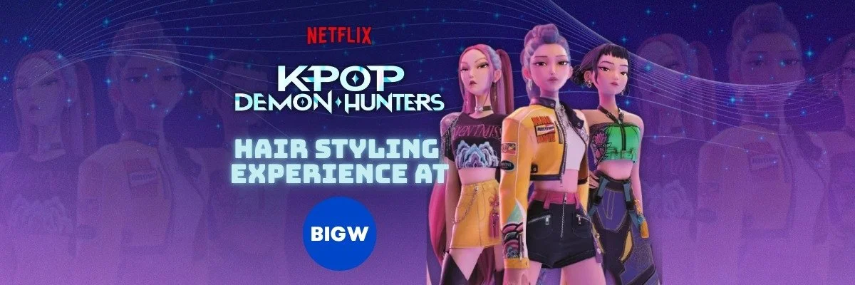 K-Pop Demon Hunters Hair Styling Experience at BIG W!