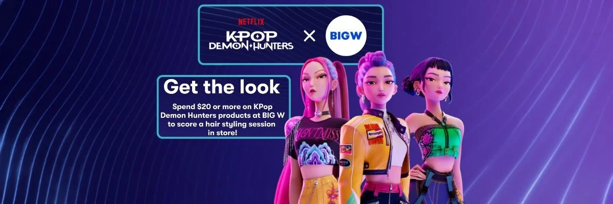 K-Pop Demon Hunters Hair Styling Experience at BIG W!