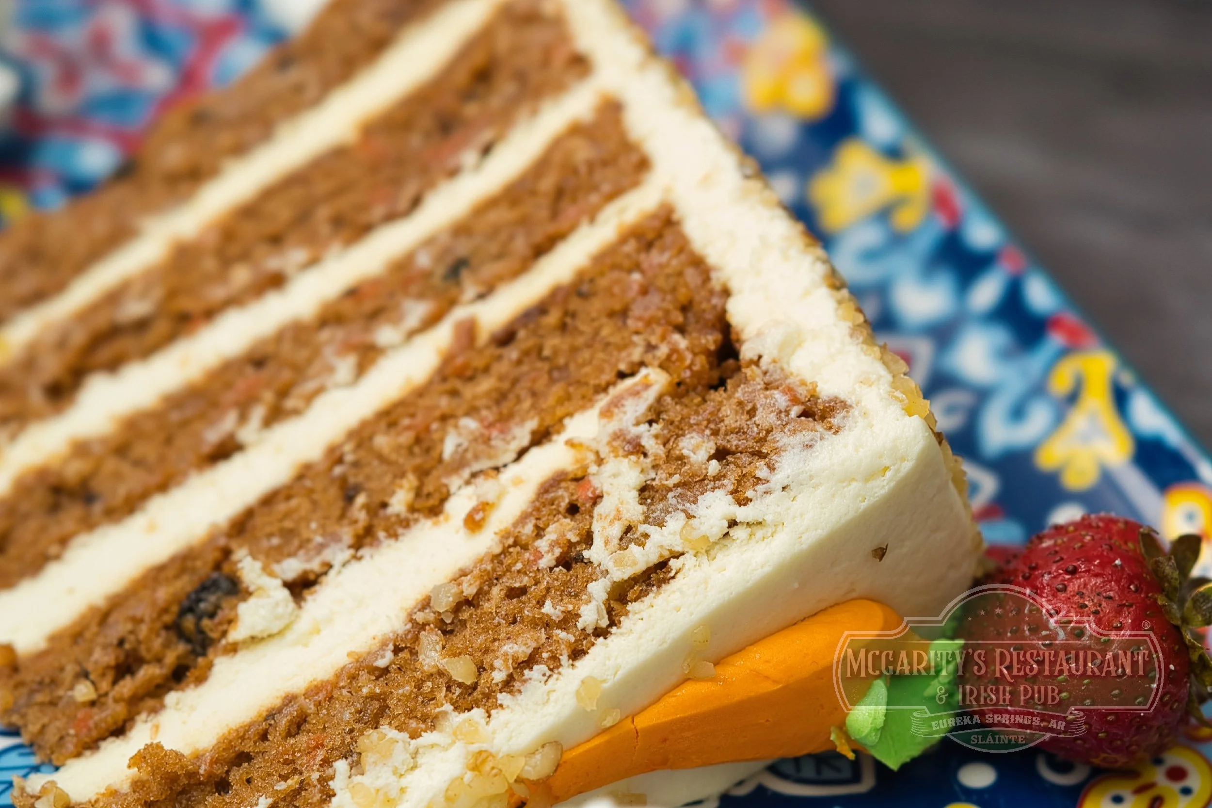 5-Layer Carrot Cake at McGarity’s in Eureka Springs.