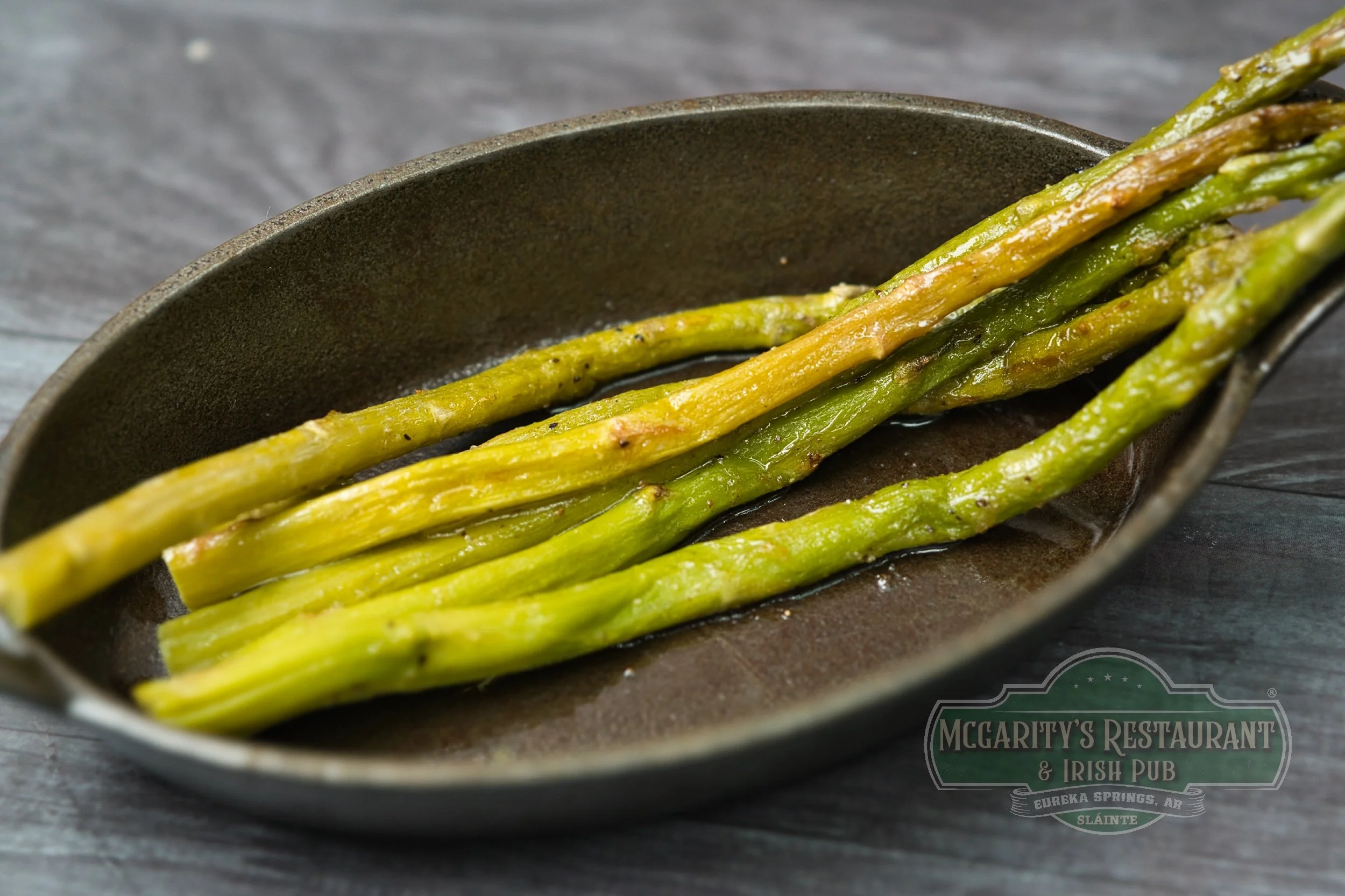 Asparagus at McGarity’s in Eureka Springs.