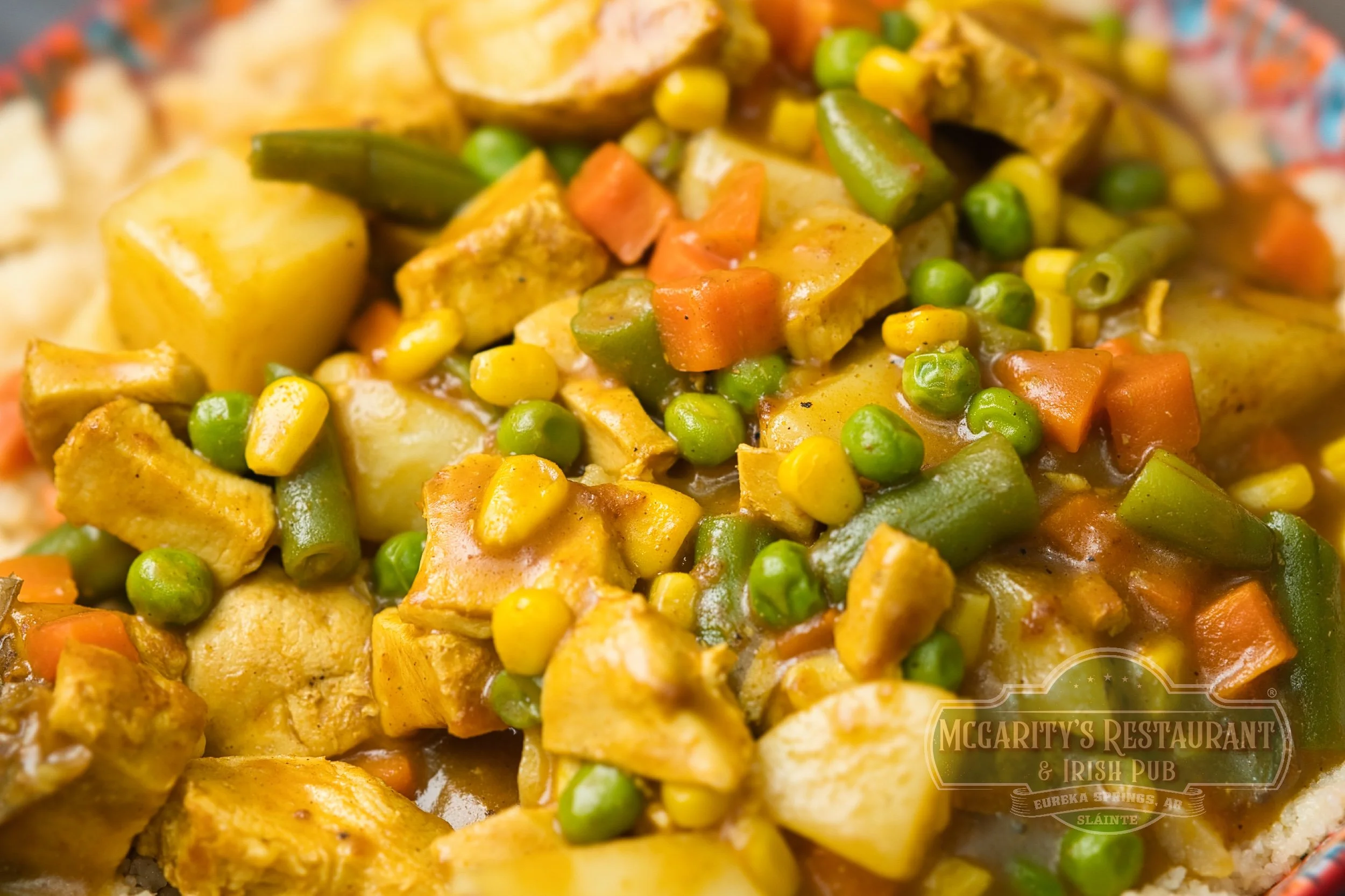 Chicken Curry at McGarity’s in Eureka Springs.