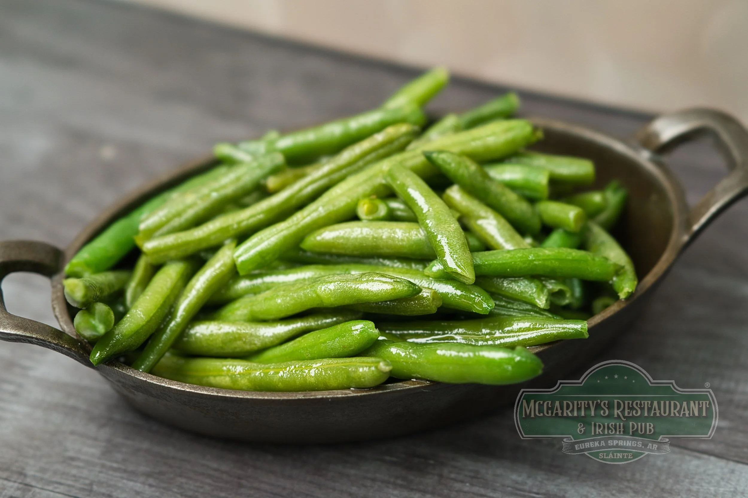 Fresh Green Beans at McGarity’s in Eureka Springs.