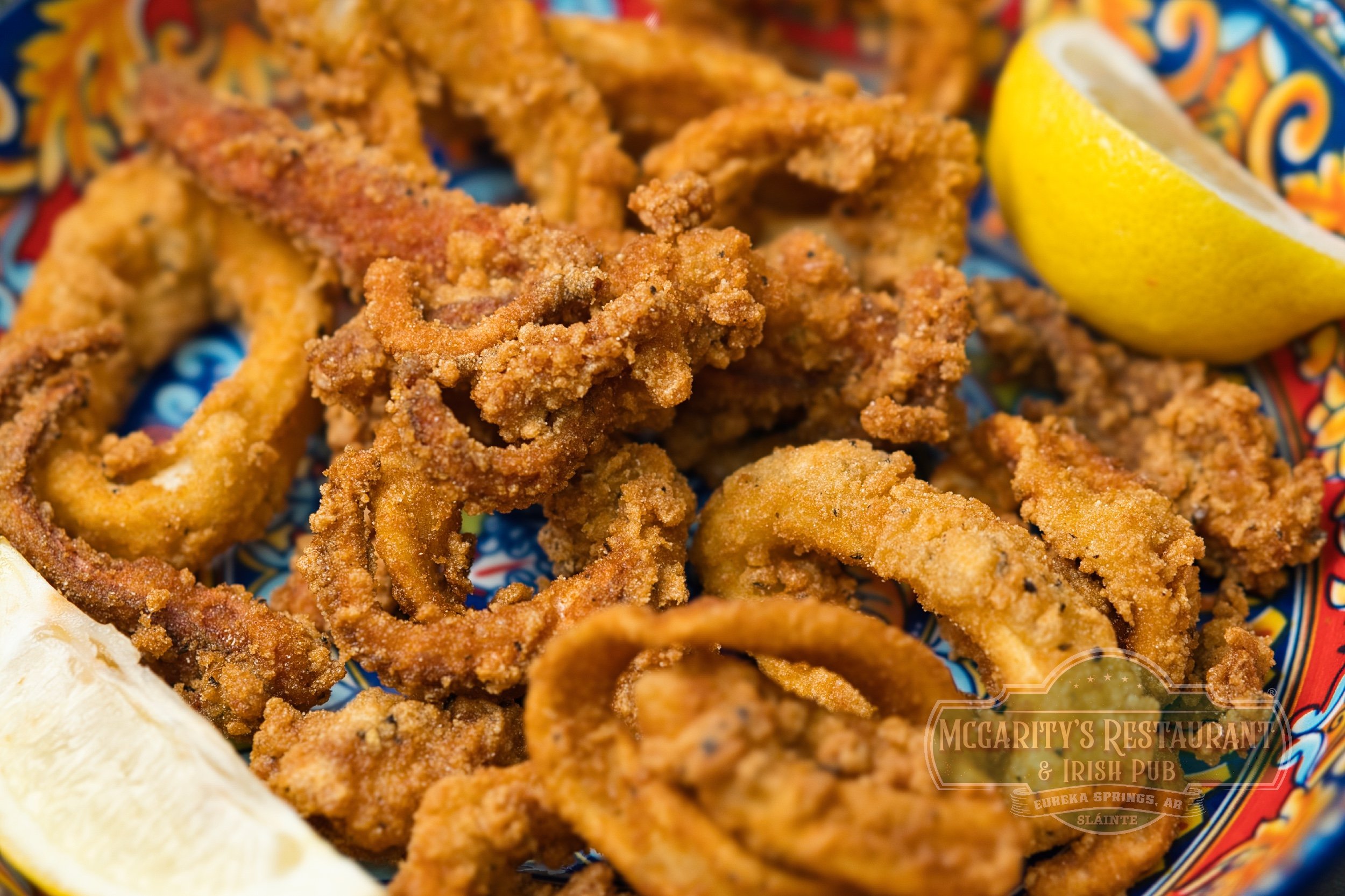 Fried Calamari at McGarity’s in Eureka Springs.