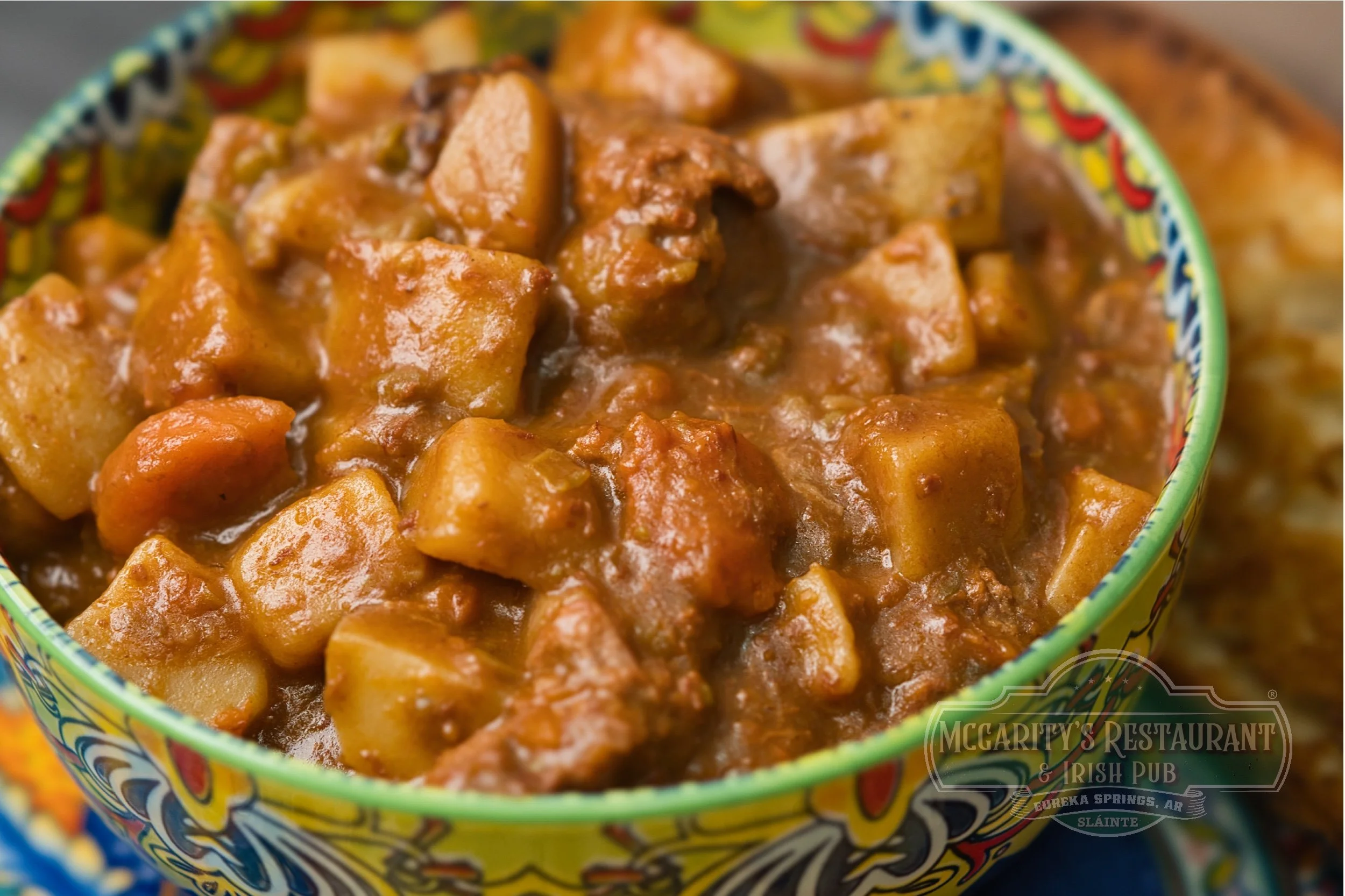 Guinness Irish Beef Stew at McGarity’s in Eureka Springs.