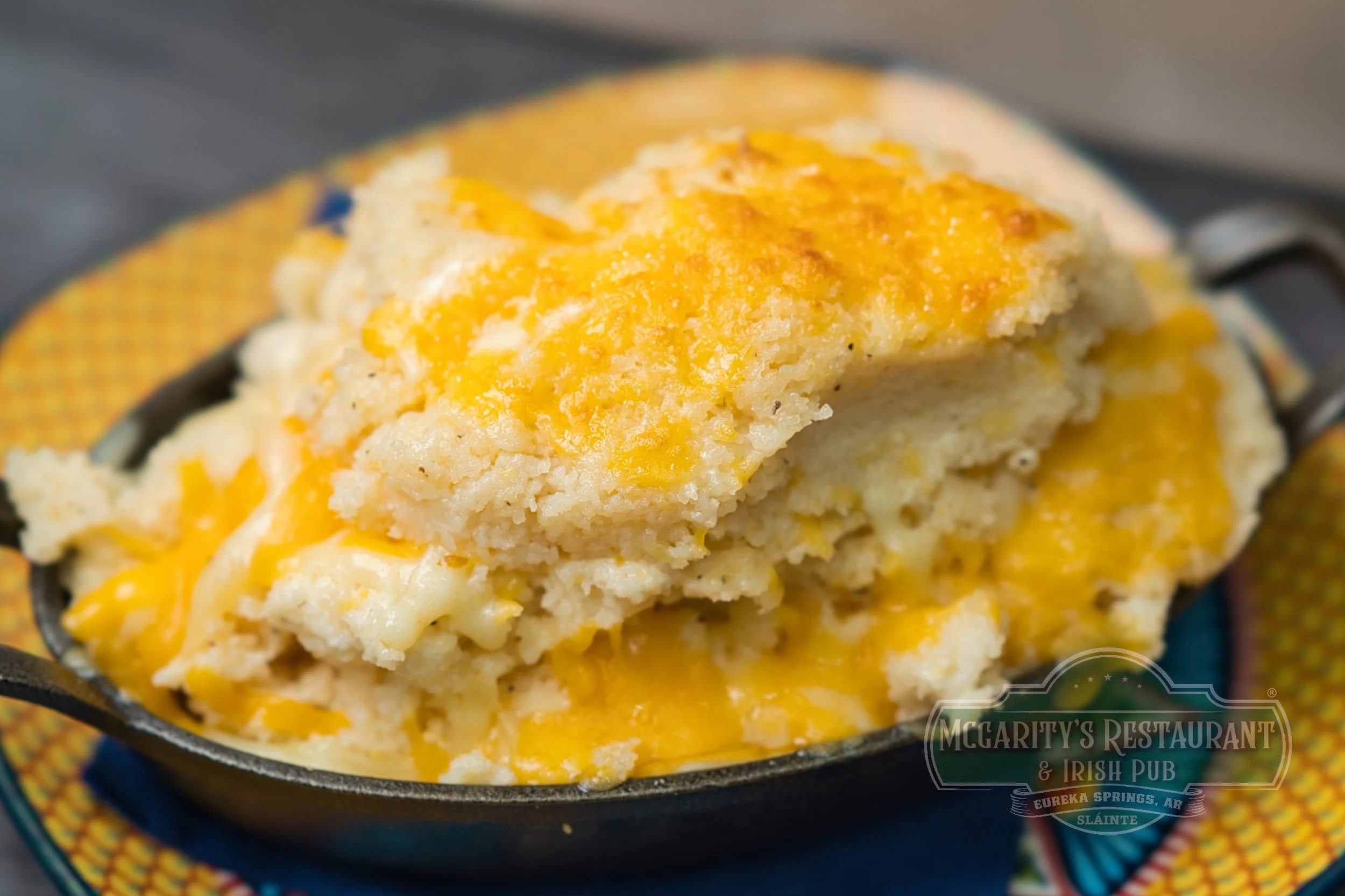 House-Made Cheese Grits at McGarity’s in Eureka Springs.