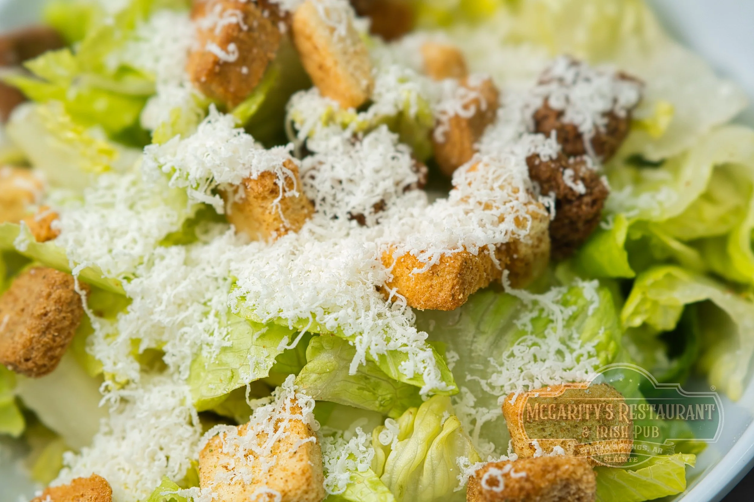 Romaine Caesar Salad at McGarity’s in Eureka Springs.