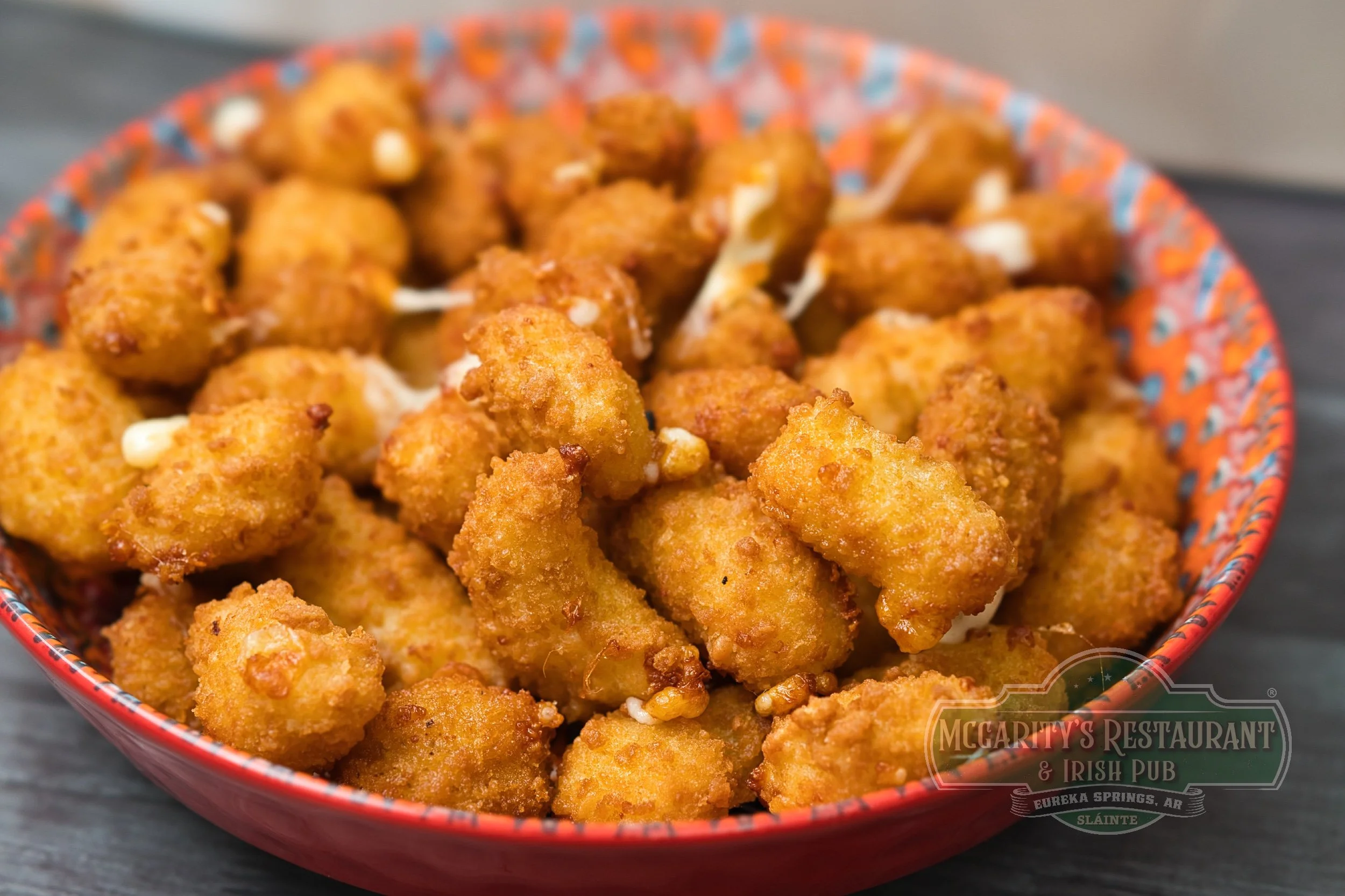 Wisconsin Cheese Curds at McGarity’s in Eureka Springs.