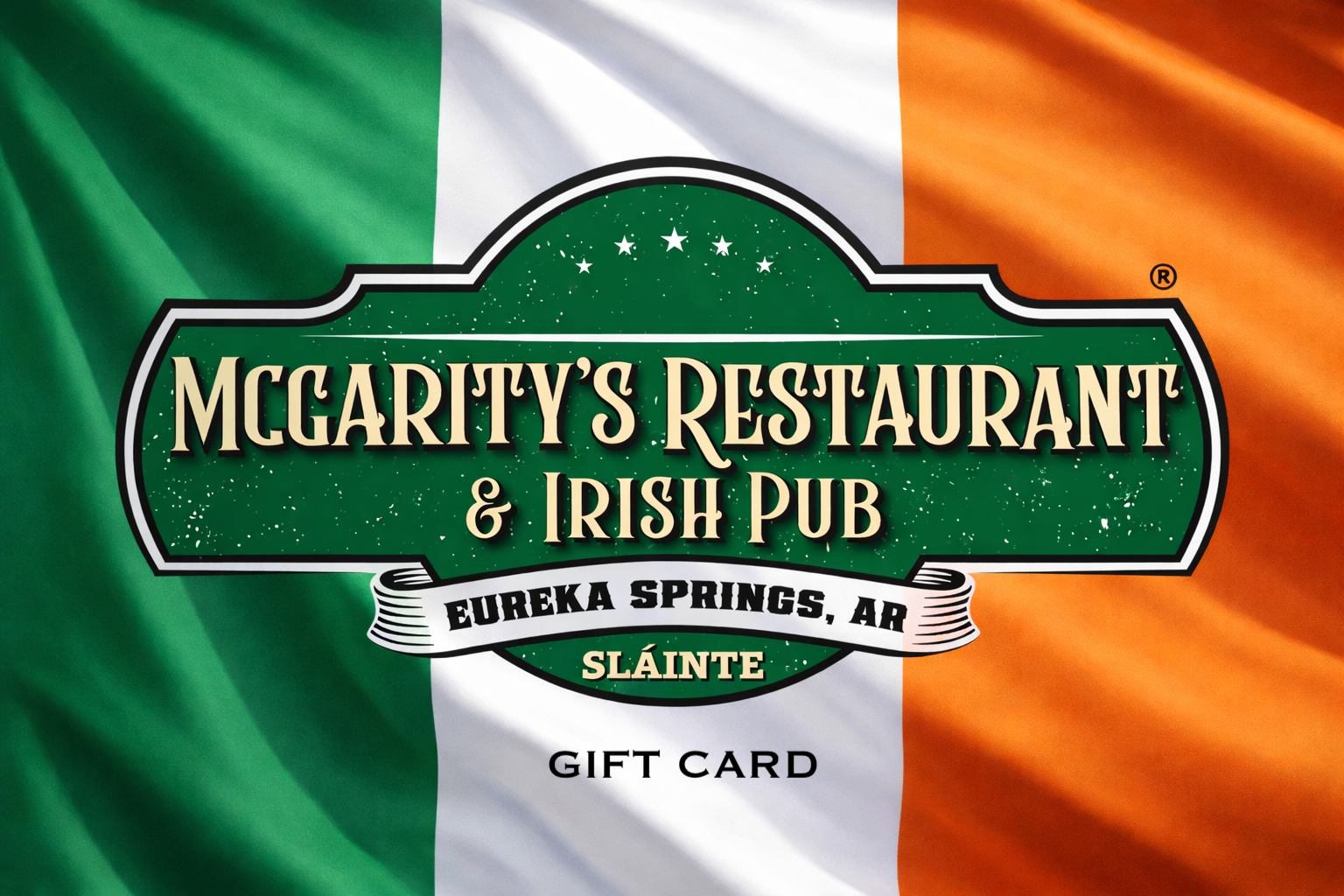 McGarity's Physical Gift Card Picture