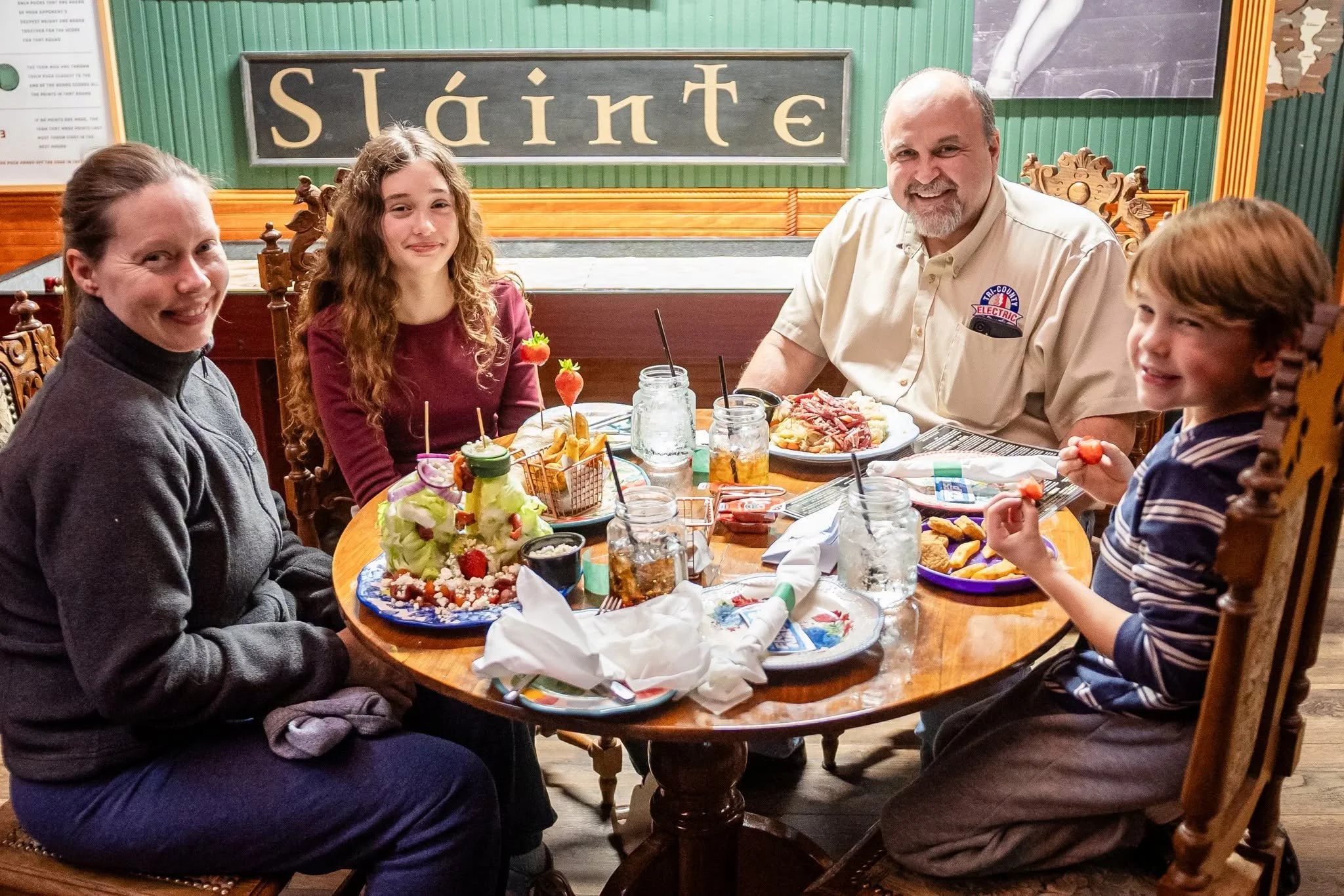 Family enjoying McGarity's