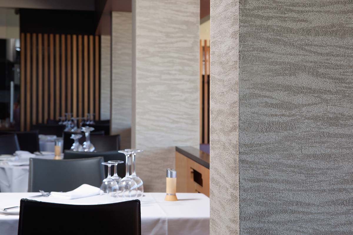 Travertine Polished Plaster Matilda Bay Restaurant, Crawley, Australia: Credit The Polished Plaster Company, Photography by Silvertone.