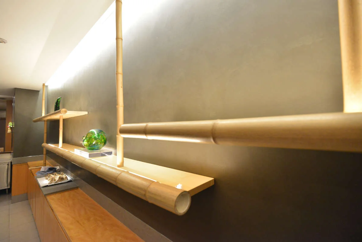 Tenshin at Regent Hotel - Seamless Armourcoat stone wall finishes & Junckers harmony Beech timber floors