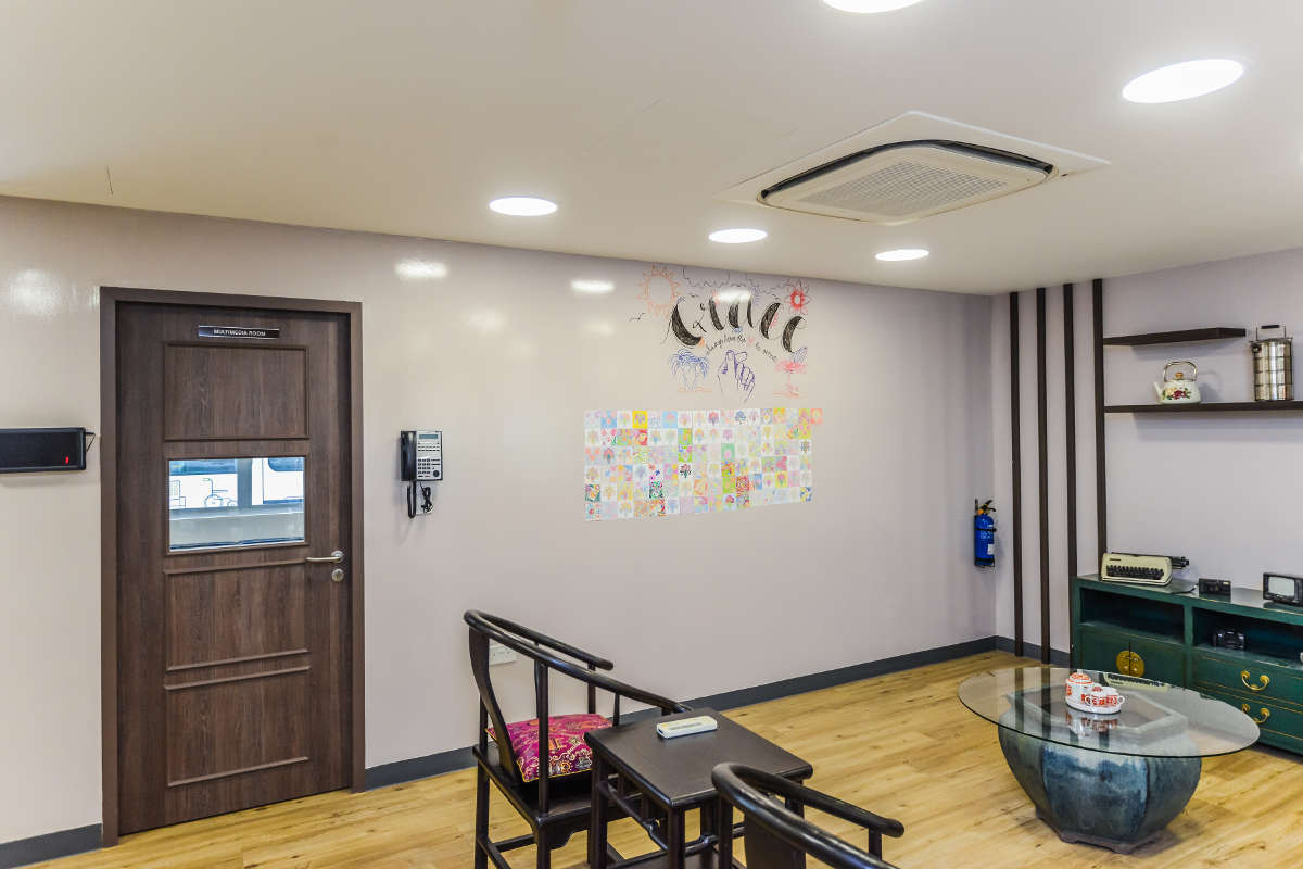 St Luke's ElderCare - Ideapaint on walls & cabinets, revitalising spaces for elderly