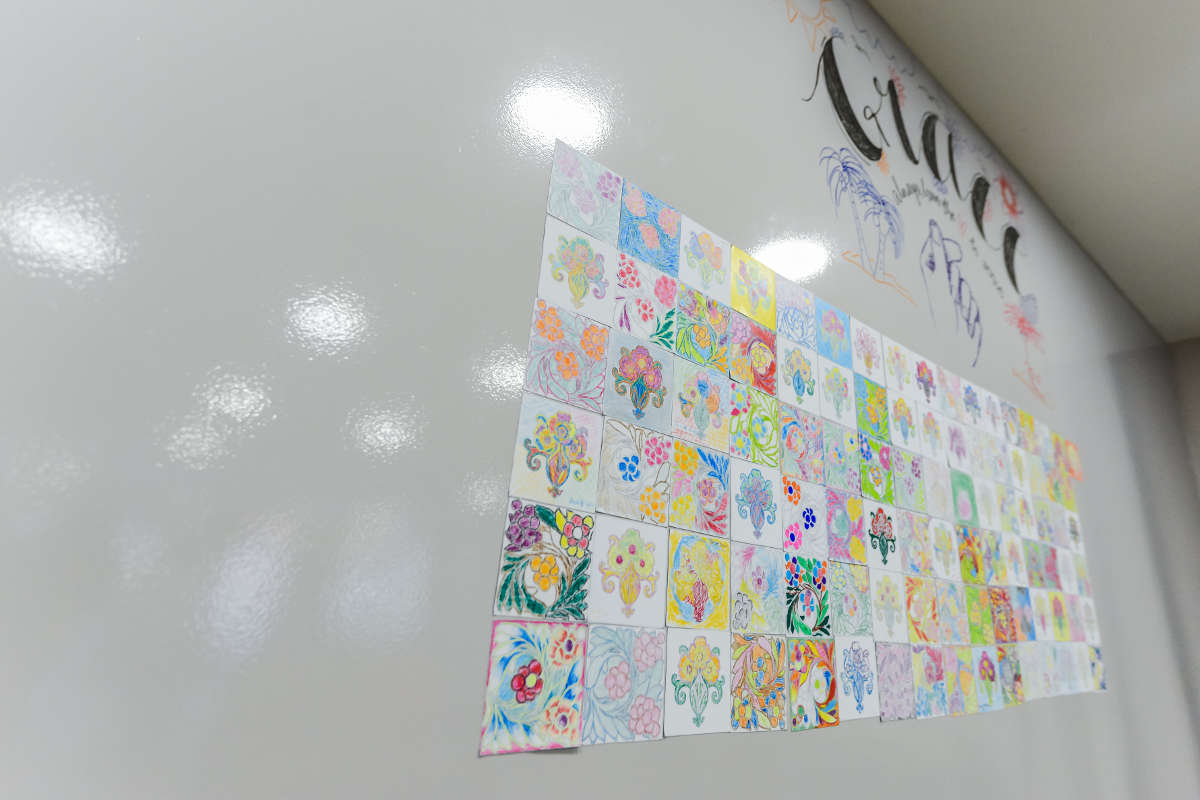St Luke's ElderCare - Ideapaint on walls & cabinets, revitalising spaces for elderly