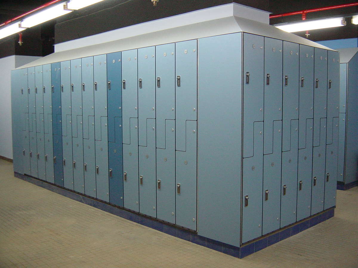 Mandarin Oriental - BOH Modular staff lockers, easy to dismantle and re-organise