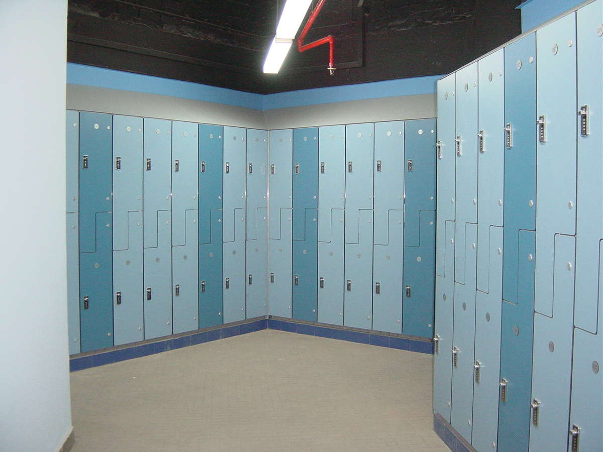 Mandarin Oriental - BOH Modular staff lockers, easy to dismantle and re-organise