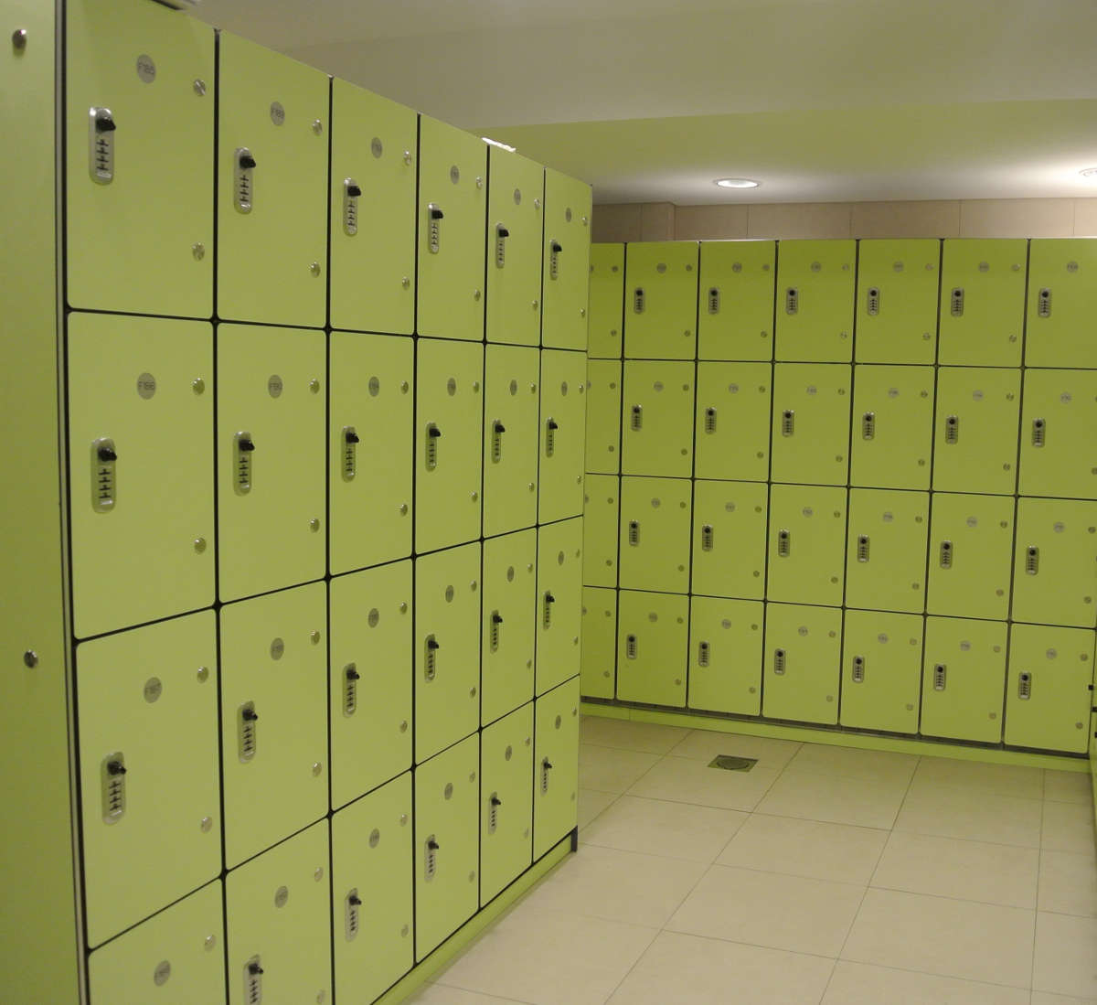 W Hotel Sentosa - BOH Staff custom & modular lockers, with programmable locks and ease of re-configuration.