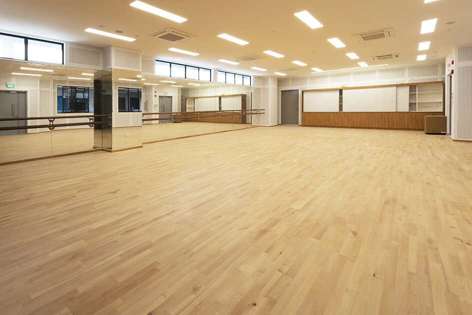 Music / dance room - Junckers Beech Harmony timber flooring