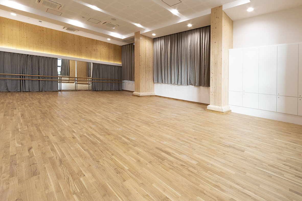 Dance Studio 2 - Junckers Oak Harmony timber flooring