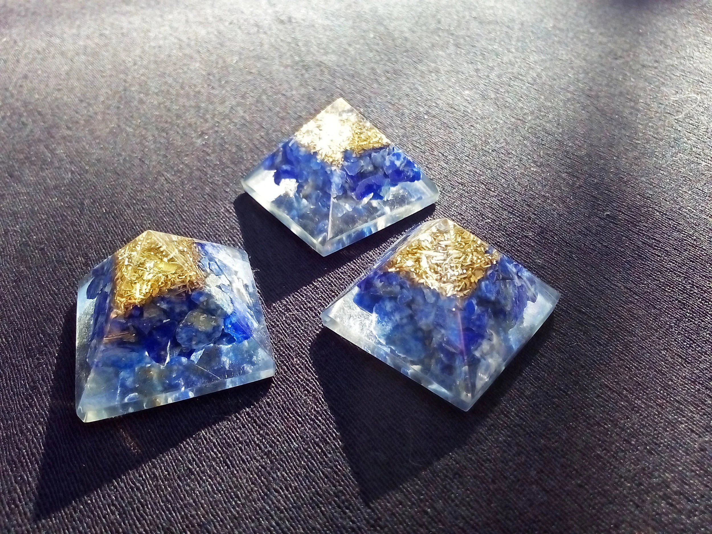 Piramide Orgonite Lapis Lazuli