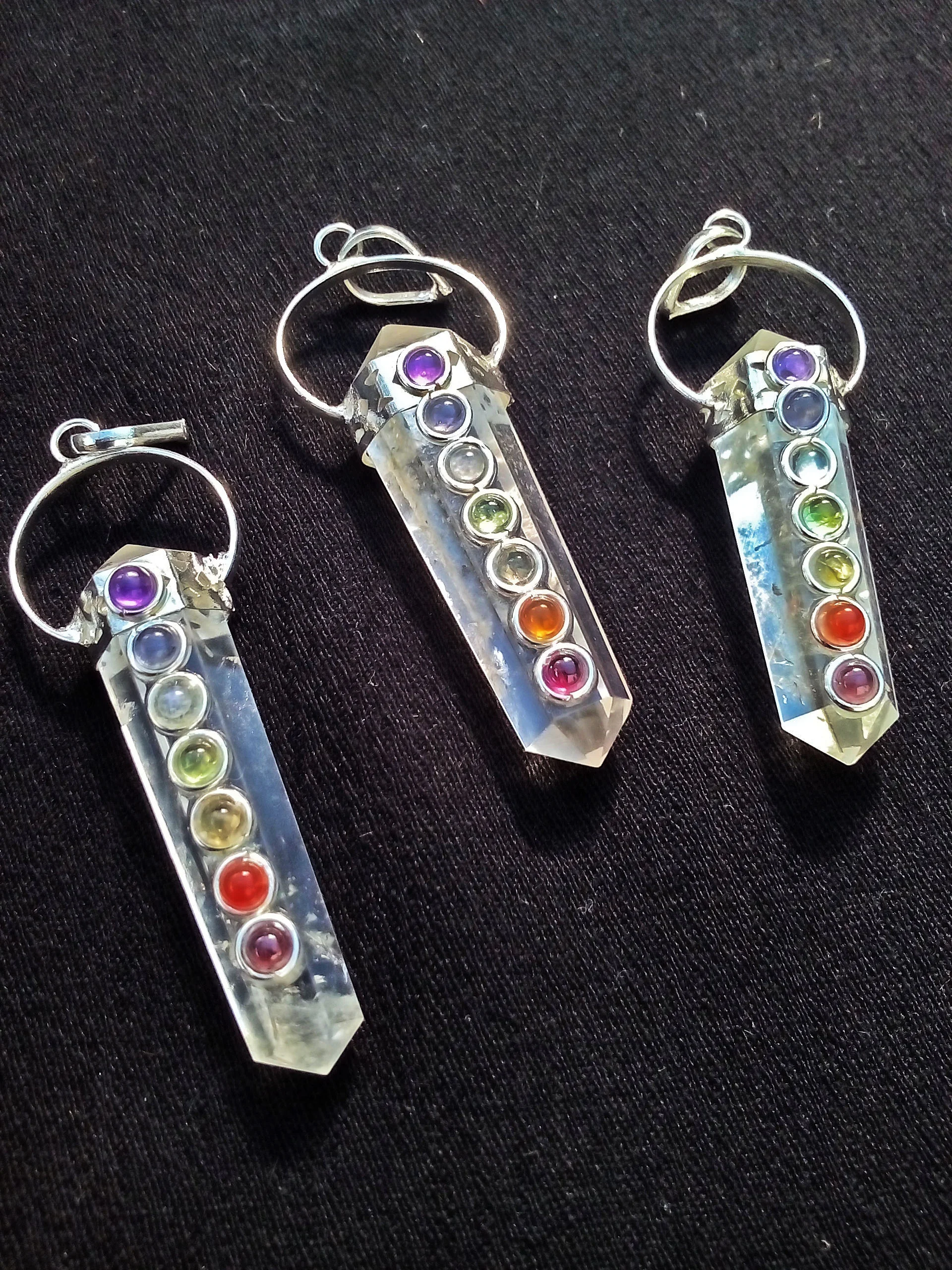 Pendente em Quartzo Biterminado 