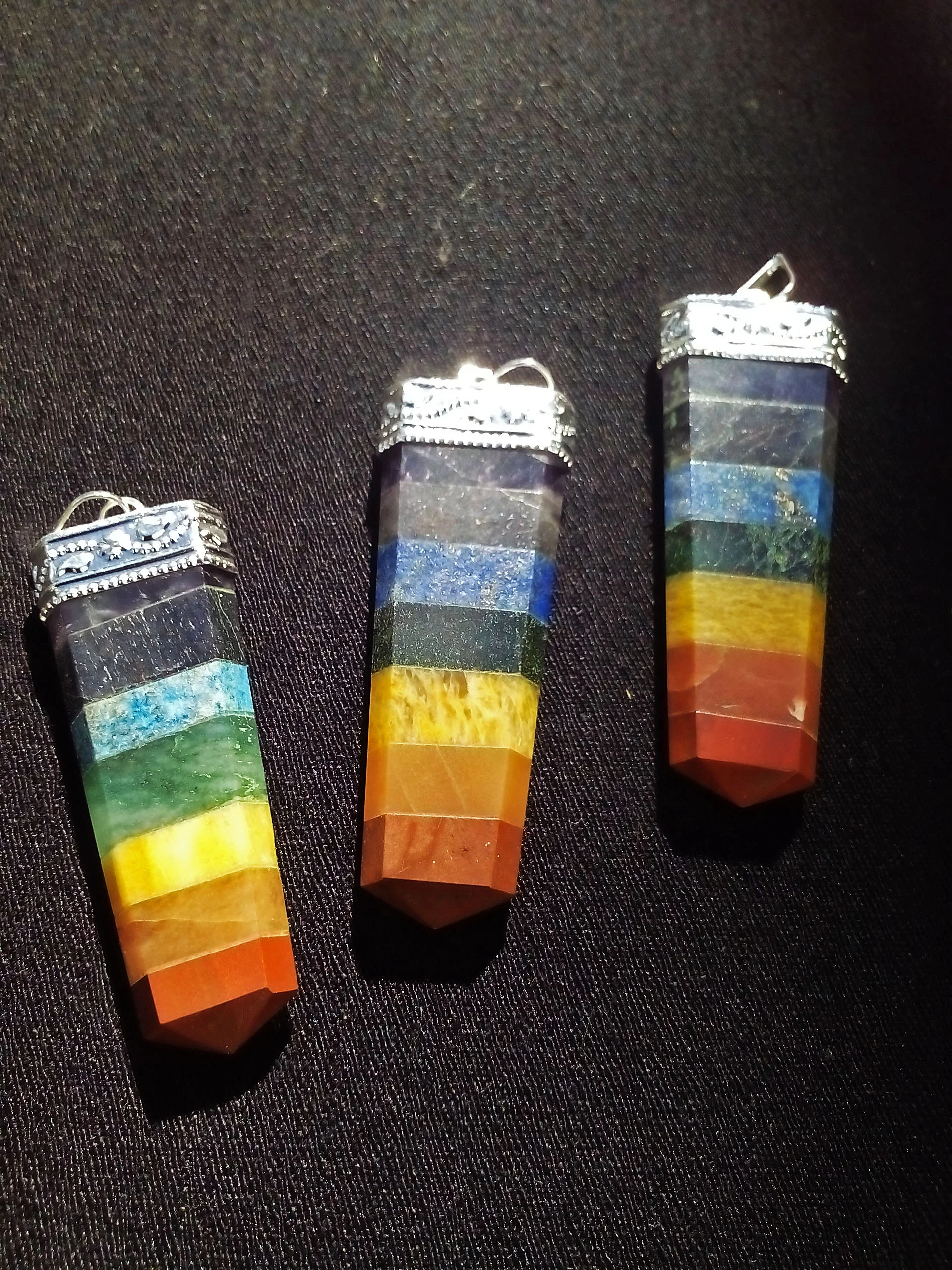 Pendente 7 chakras, healing Jewelry, 