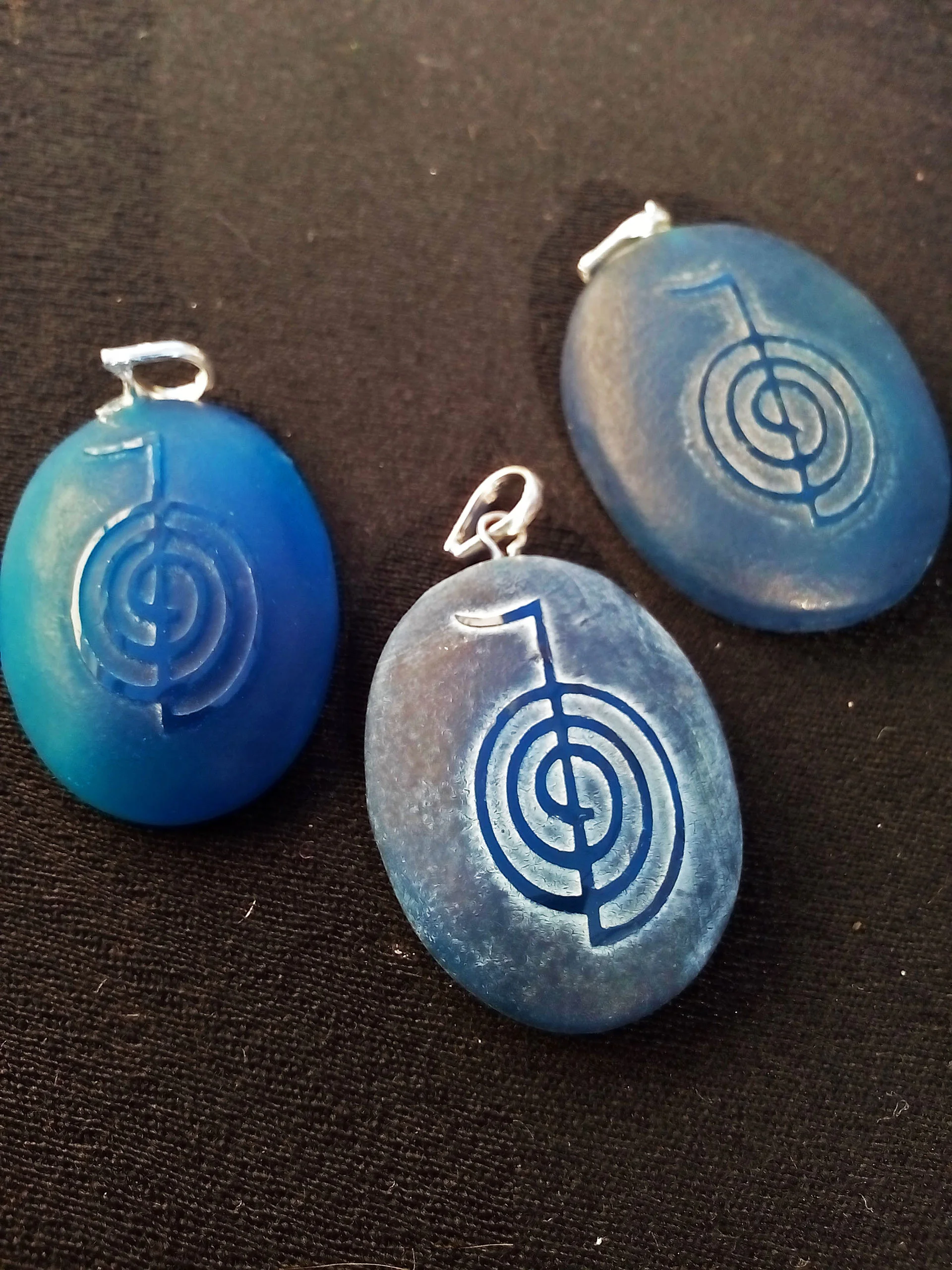 Pendente Cho-Ku-Rei Ónix Azul