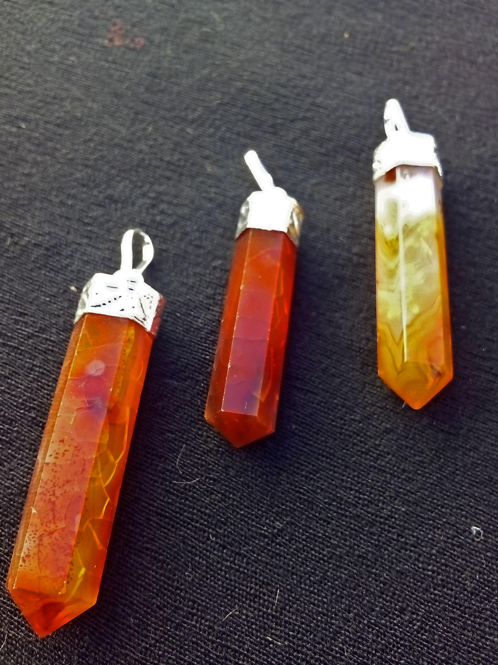 Pendentes Agata Cornalina