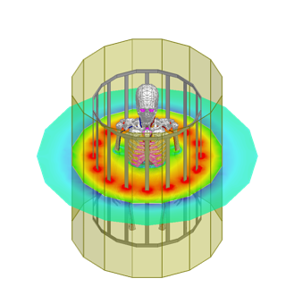 SAR simulation on MRI system with ANSYS HFSS