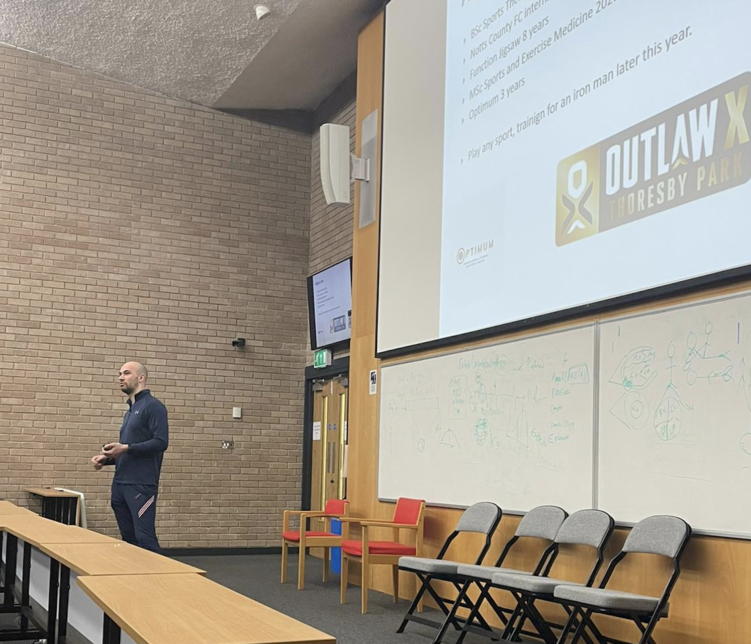 NEWS: Tom has been presenting to students at his former university