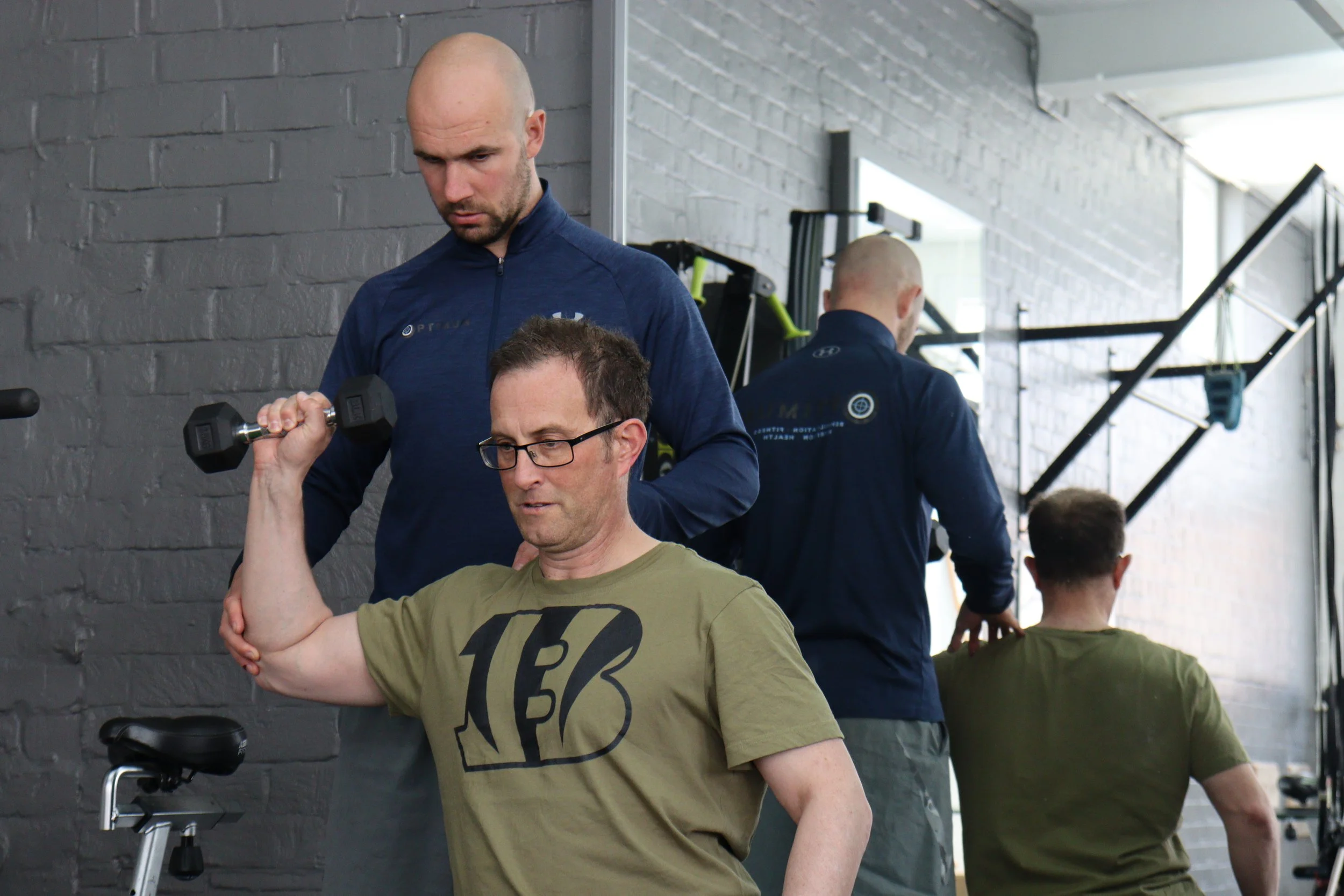 How do we progress injuries at Optimum?