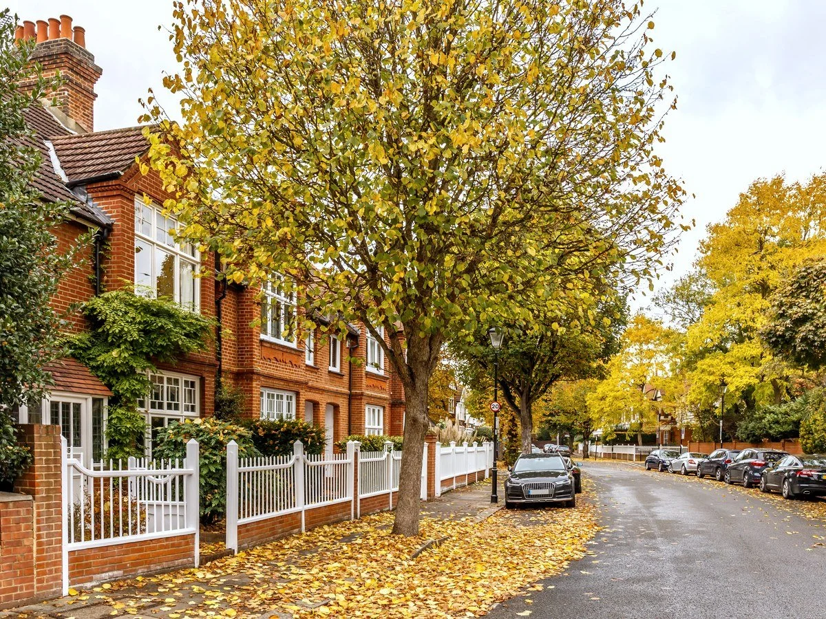 Quiet residential street
