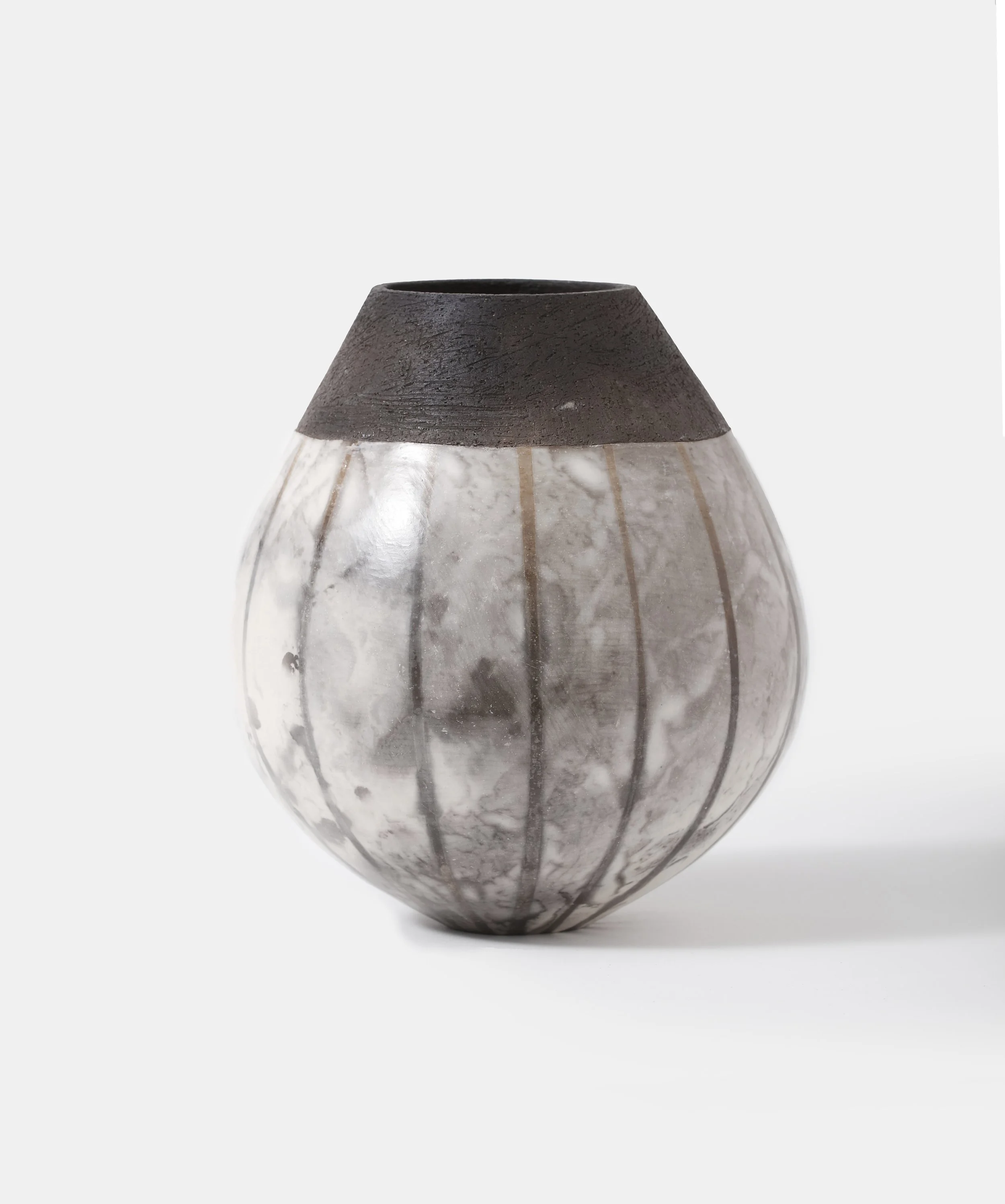 Large Striped Pot