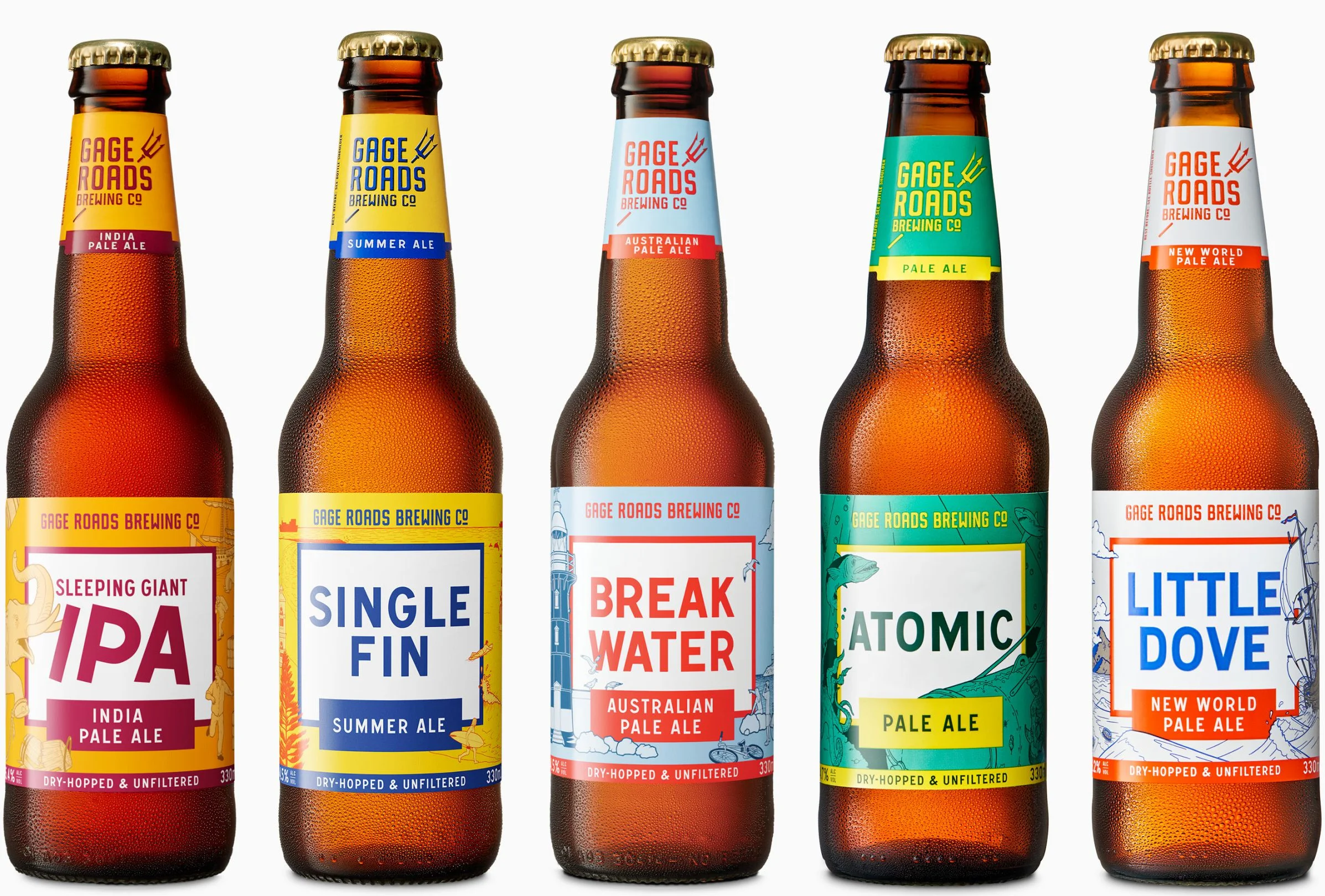 Gage Roads Brewing Co. Packaging