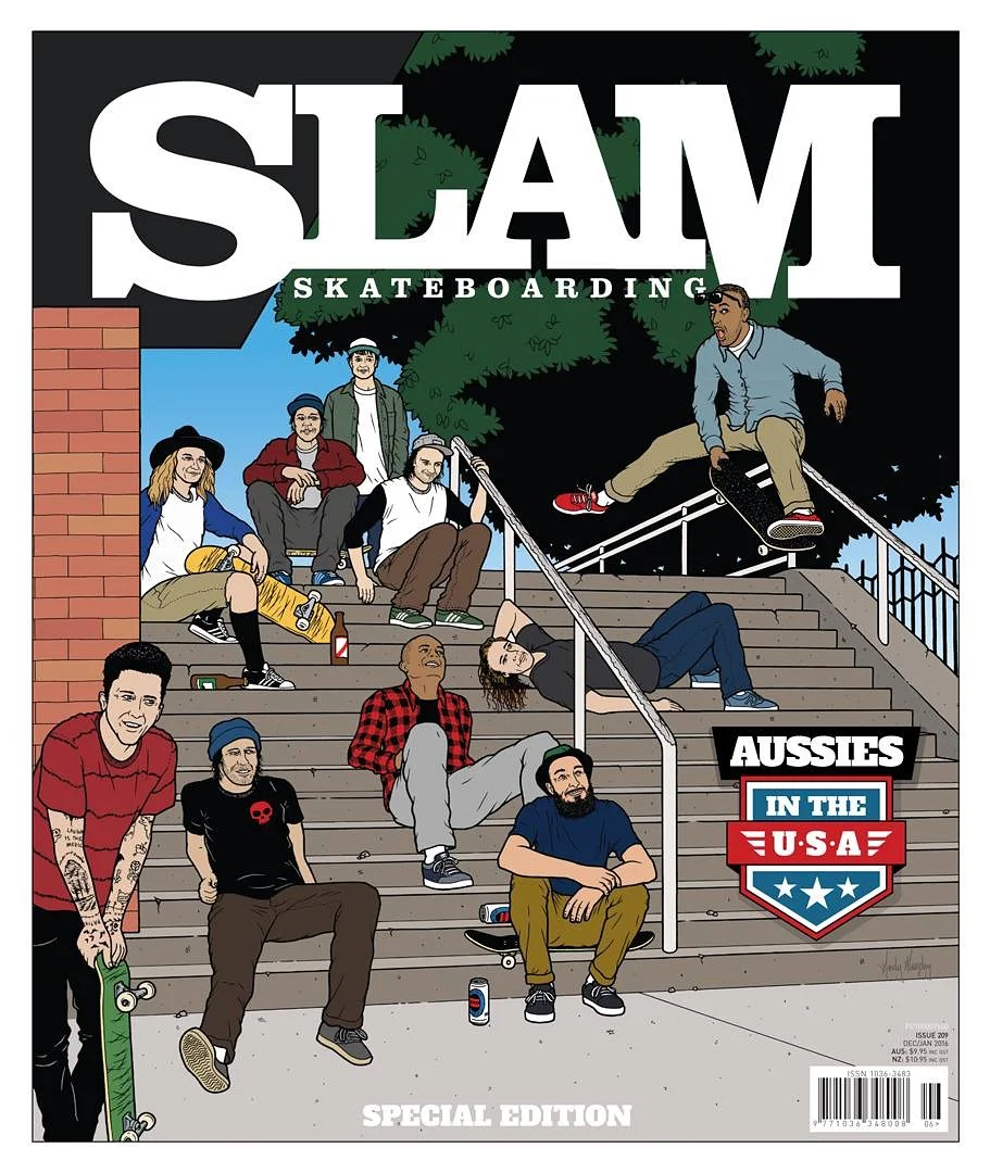 SLAM Skateboarding Magazine Cover