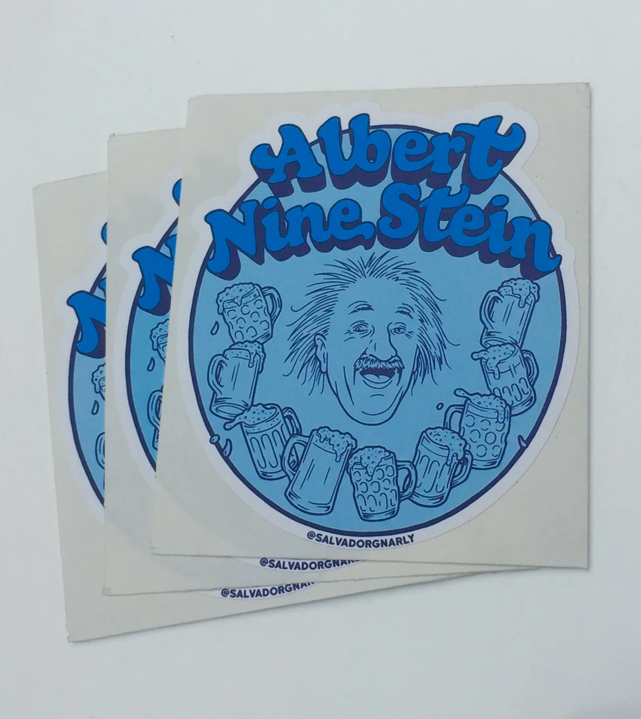 Sticker - Albert Nine Stein