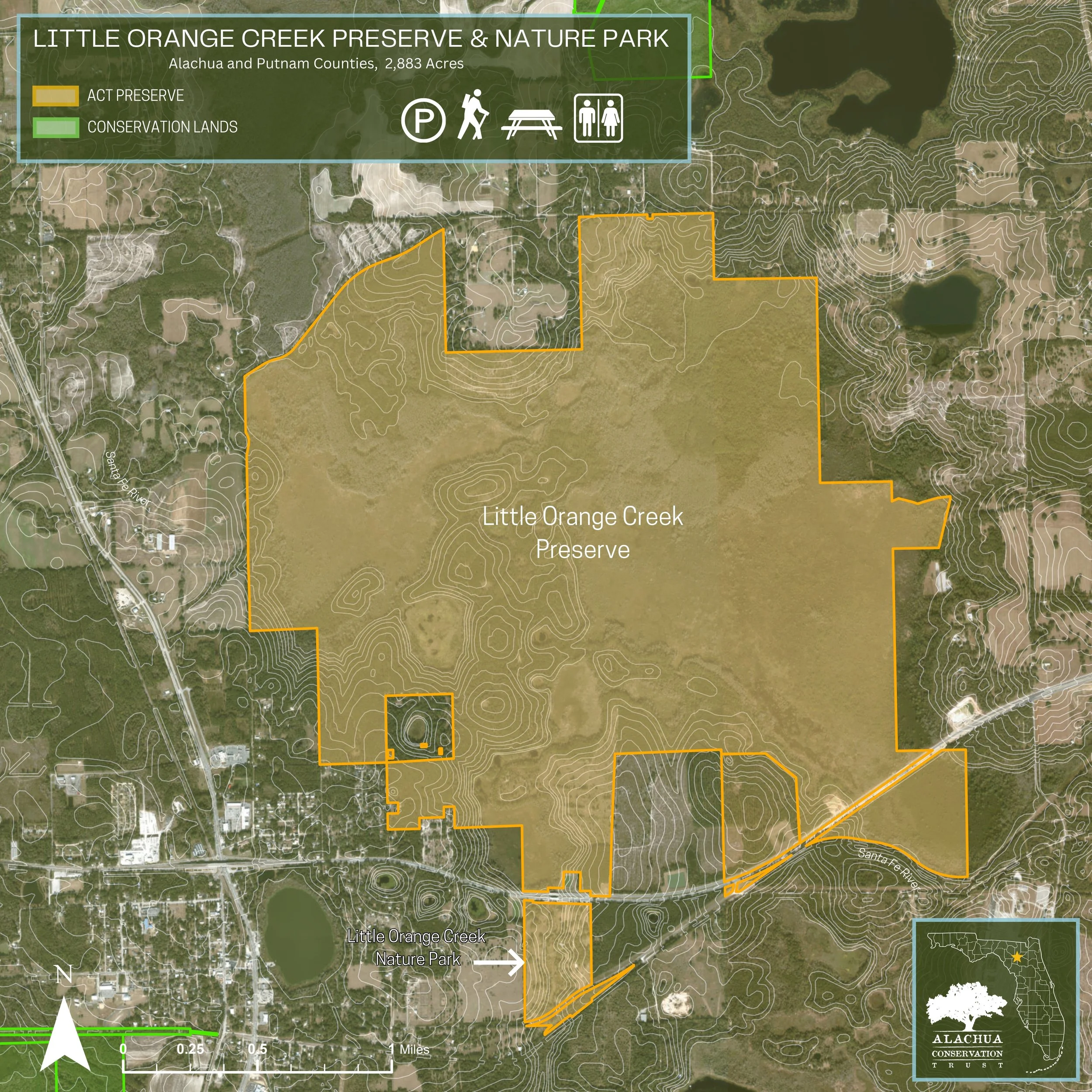 Little Orange Creek Region Map