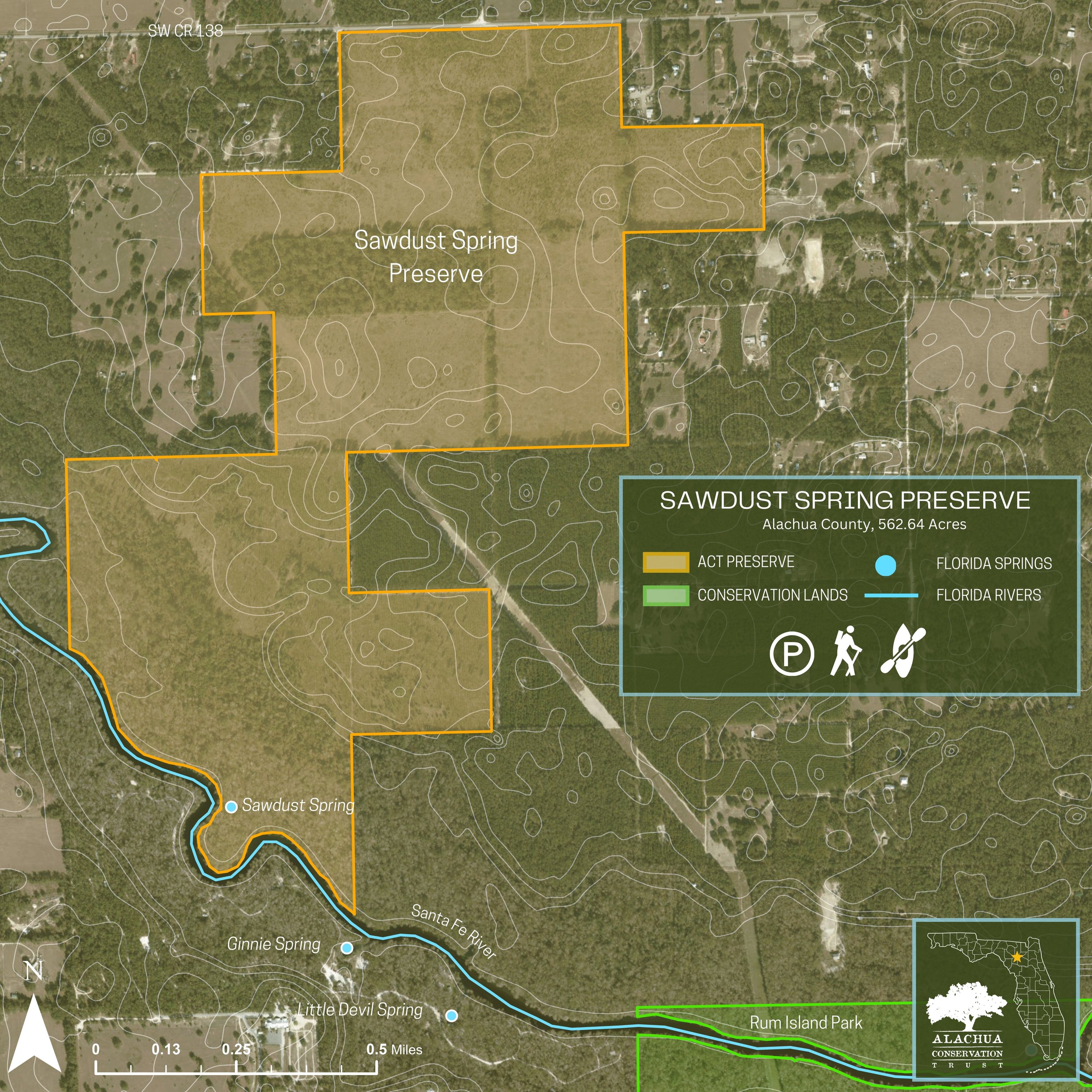 Sawdust Spring Region Map