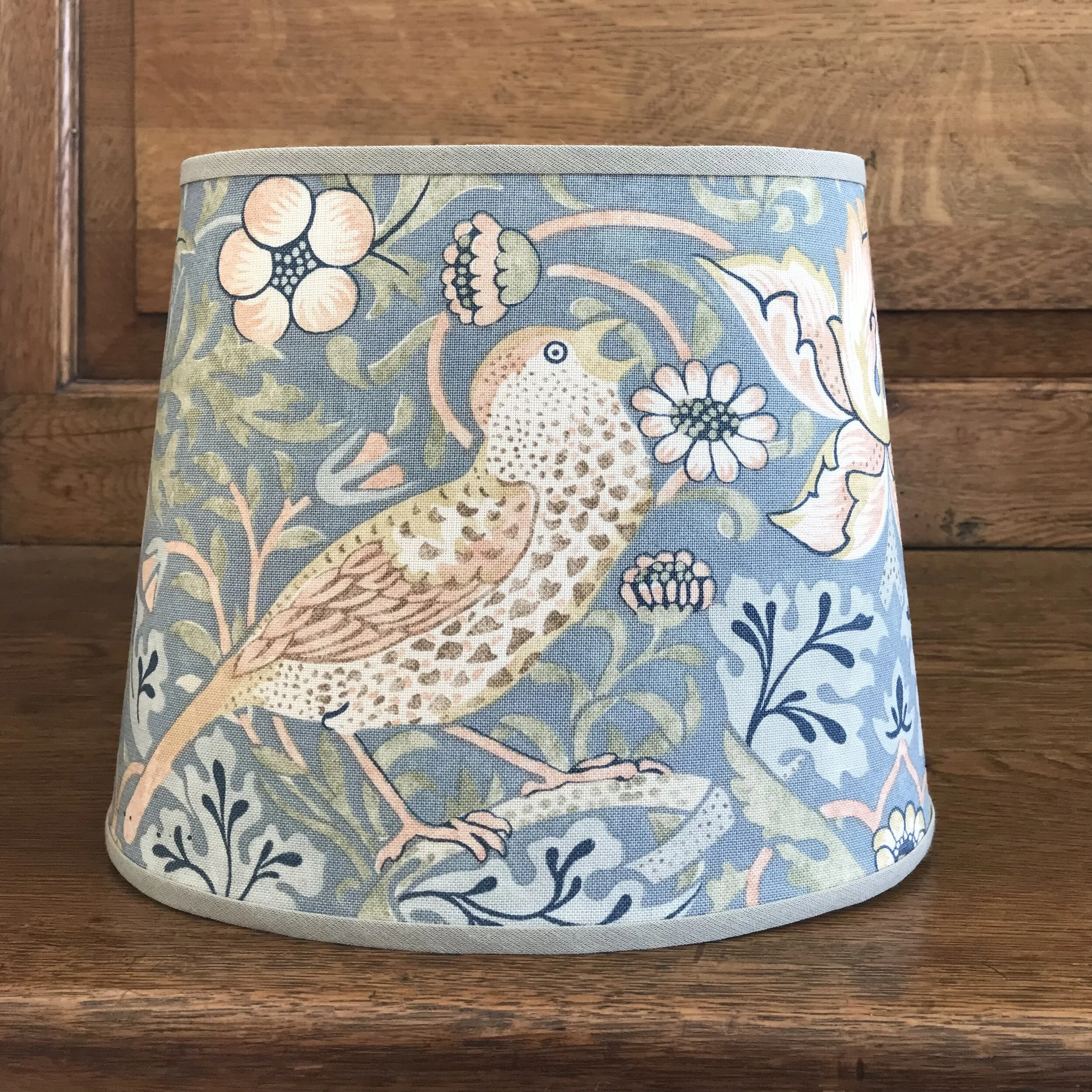 Morris Strawberry Thief - Small Oval Table Lampshade