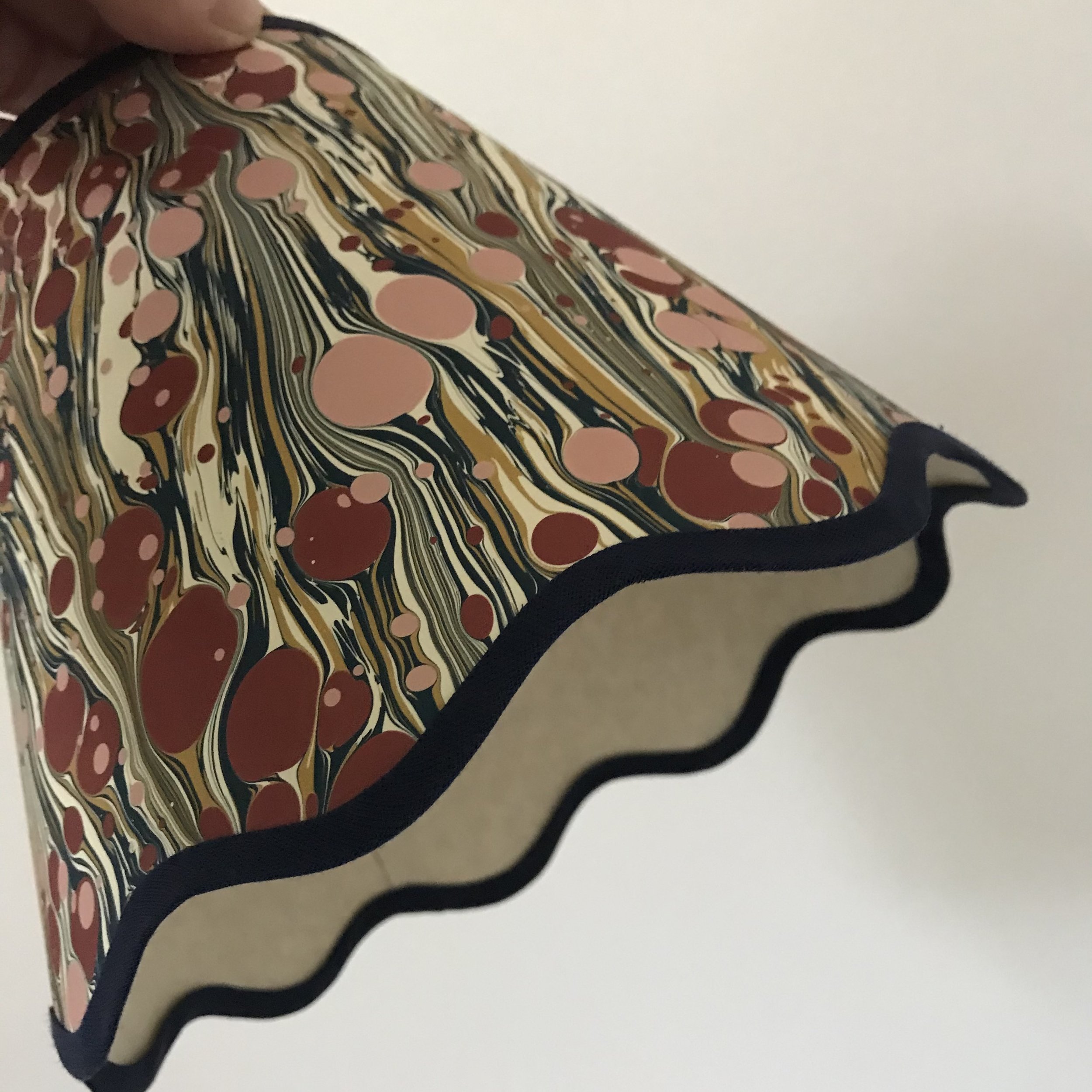 Fantasy Zebra Scalloped Petite Lampshade