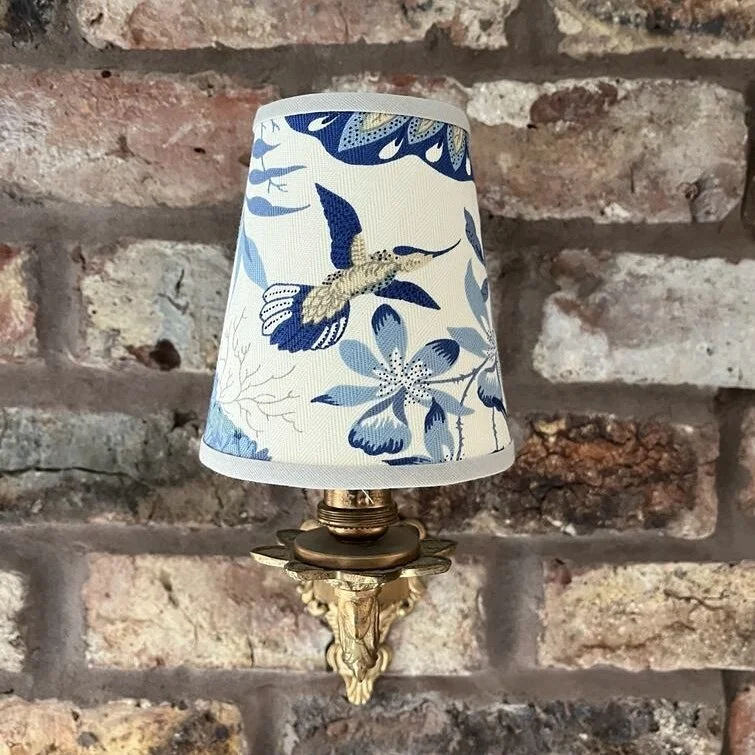 Sanderson Suva Small Candle Clip Lampshade