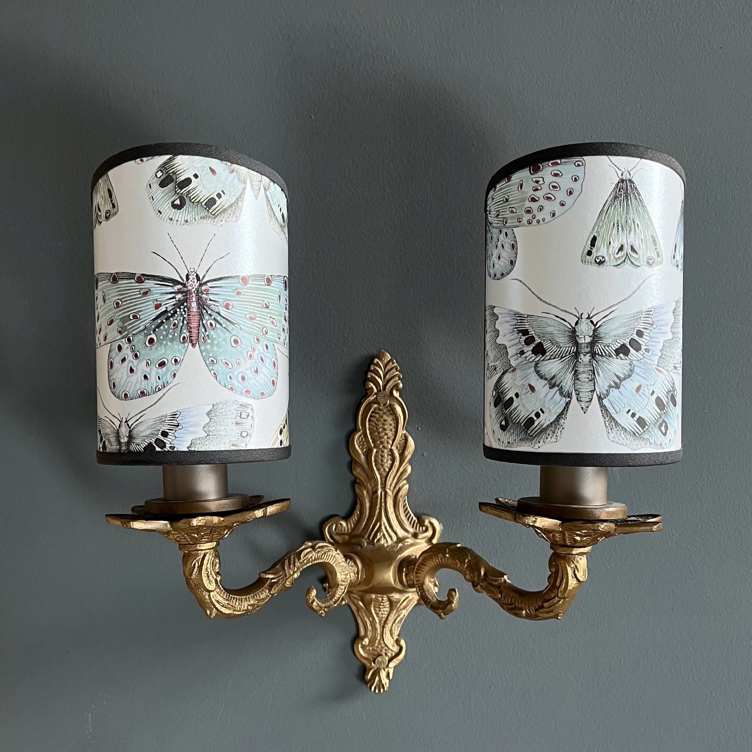 Issoria Butterflies Pearl Half Lampshade