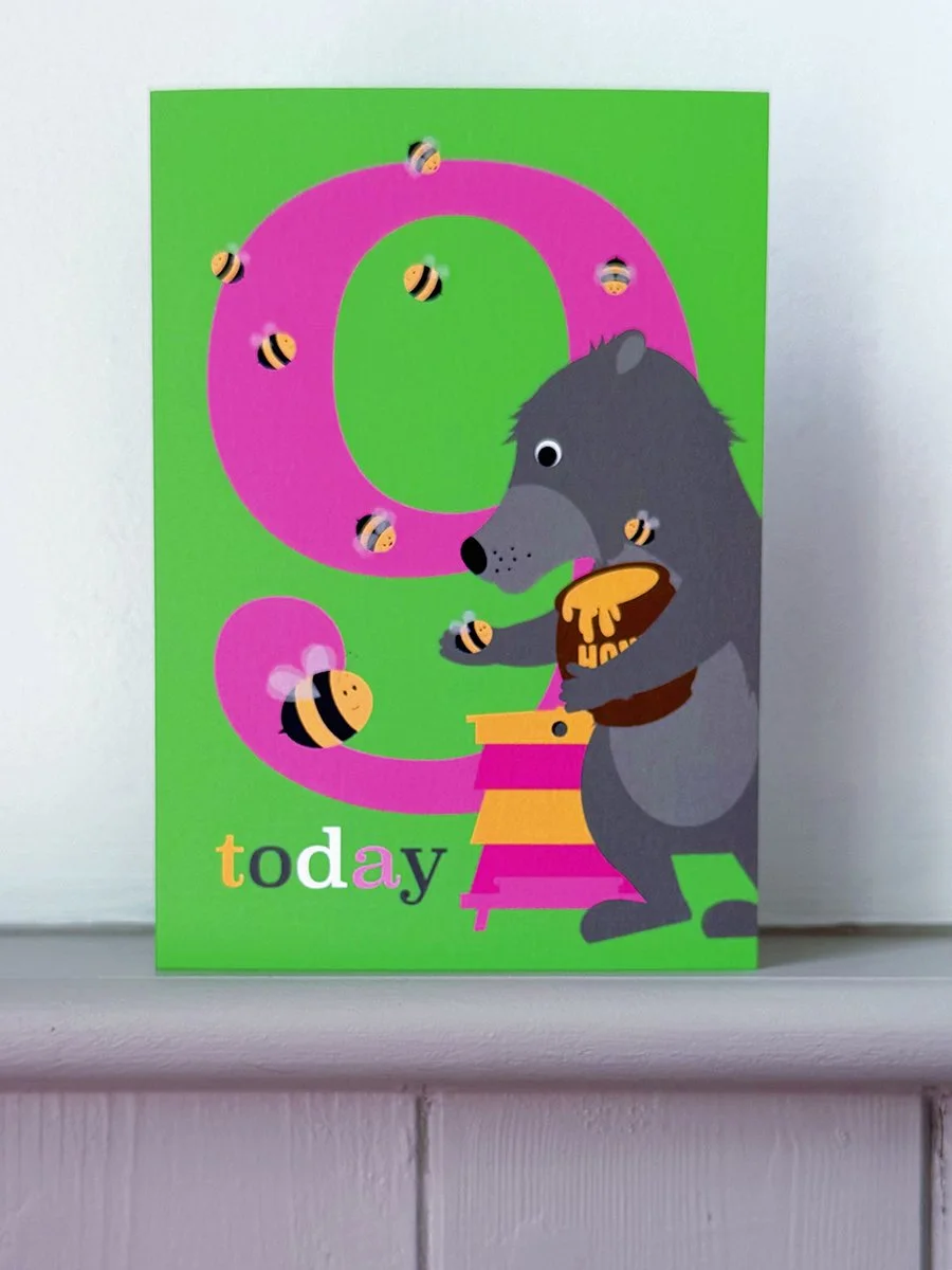 9 Today Birthday Card