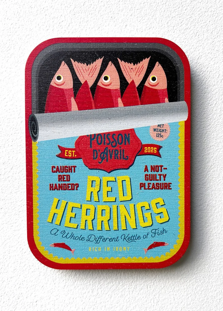 Red Herring fridge magnet isolated.jpg