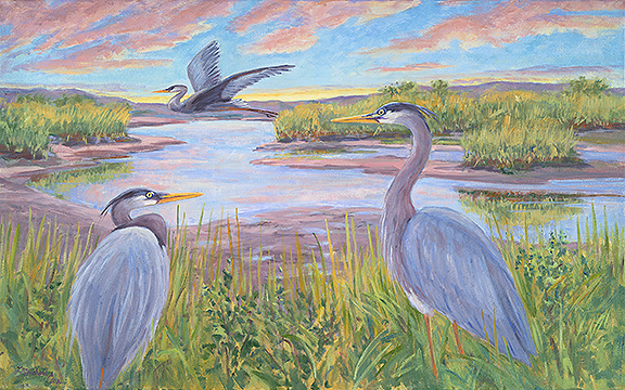 Three Blues