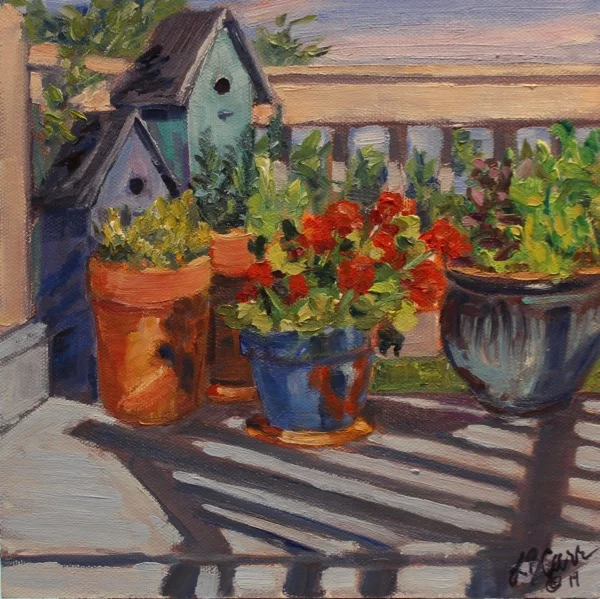 Herbs on the Landing 8 x 8