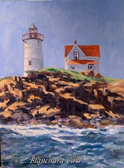 Back side of Nubble Light