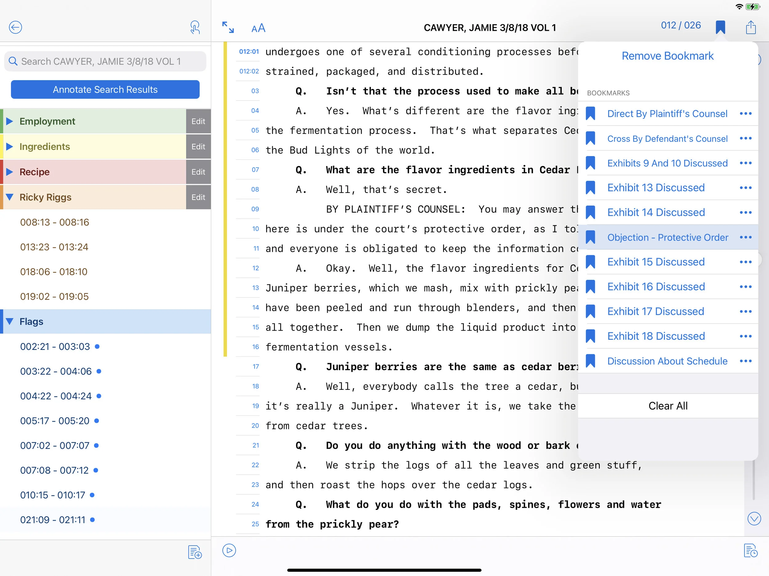 New Feature! Check Out TranscriptPad Bookmarks! — LIT SOFTWARE