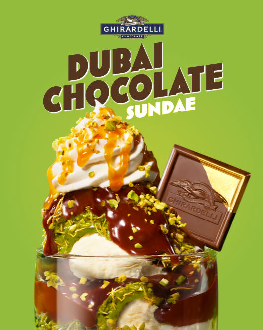 Dubai Chocolate Sundae - Ghirardelli Chocolate Experience